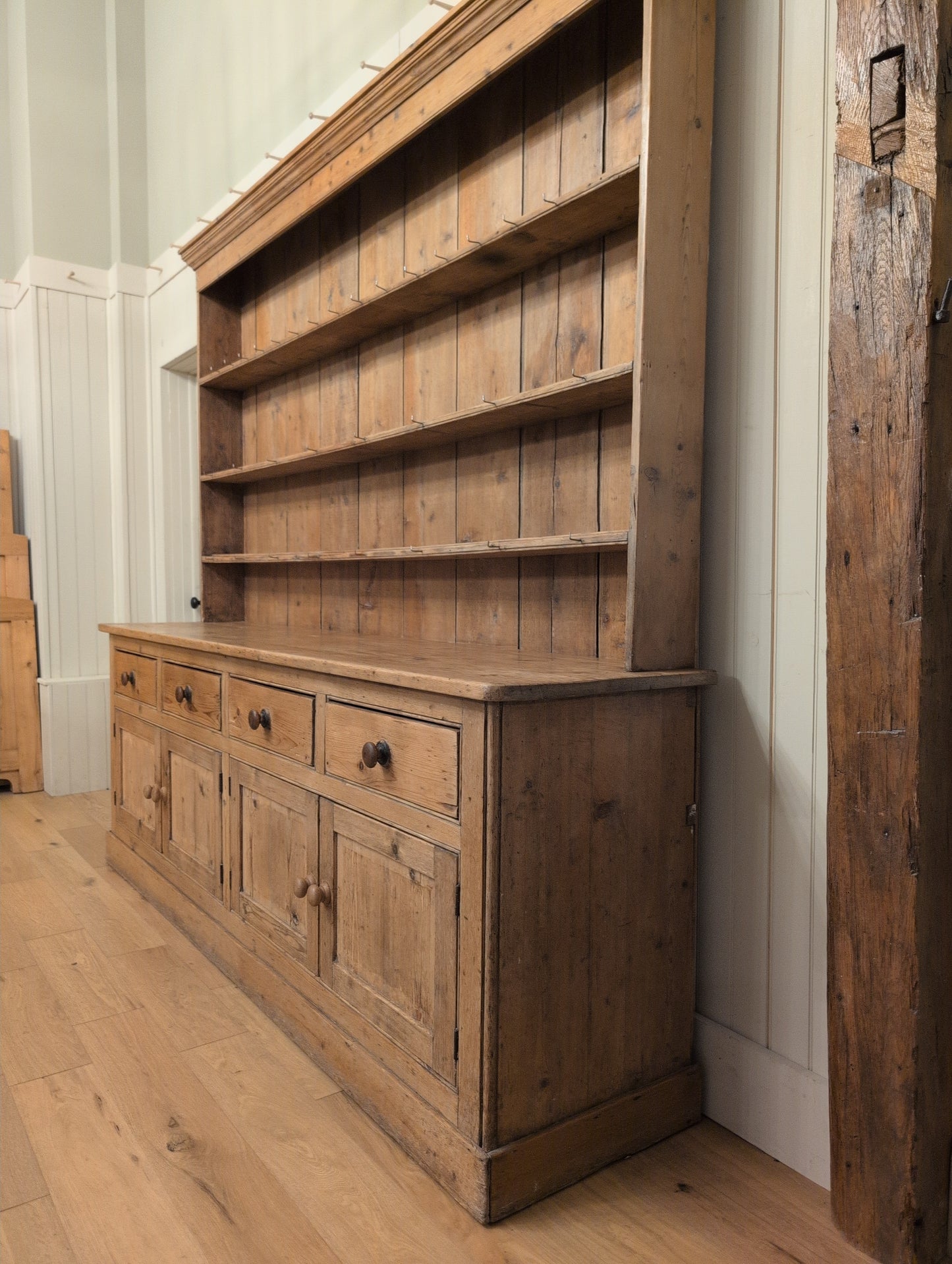Victorian Pine 8ft Dresser