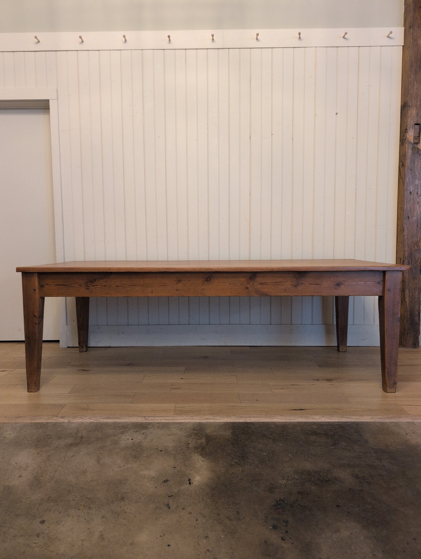 Victorian Pine 2 Drawer Dining Table