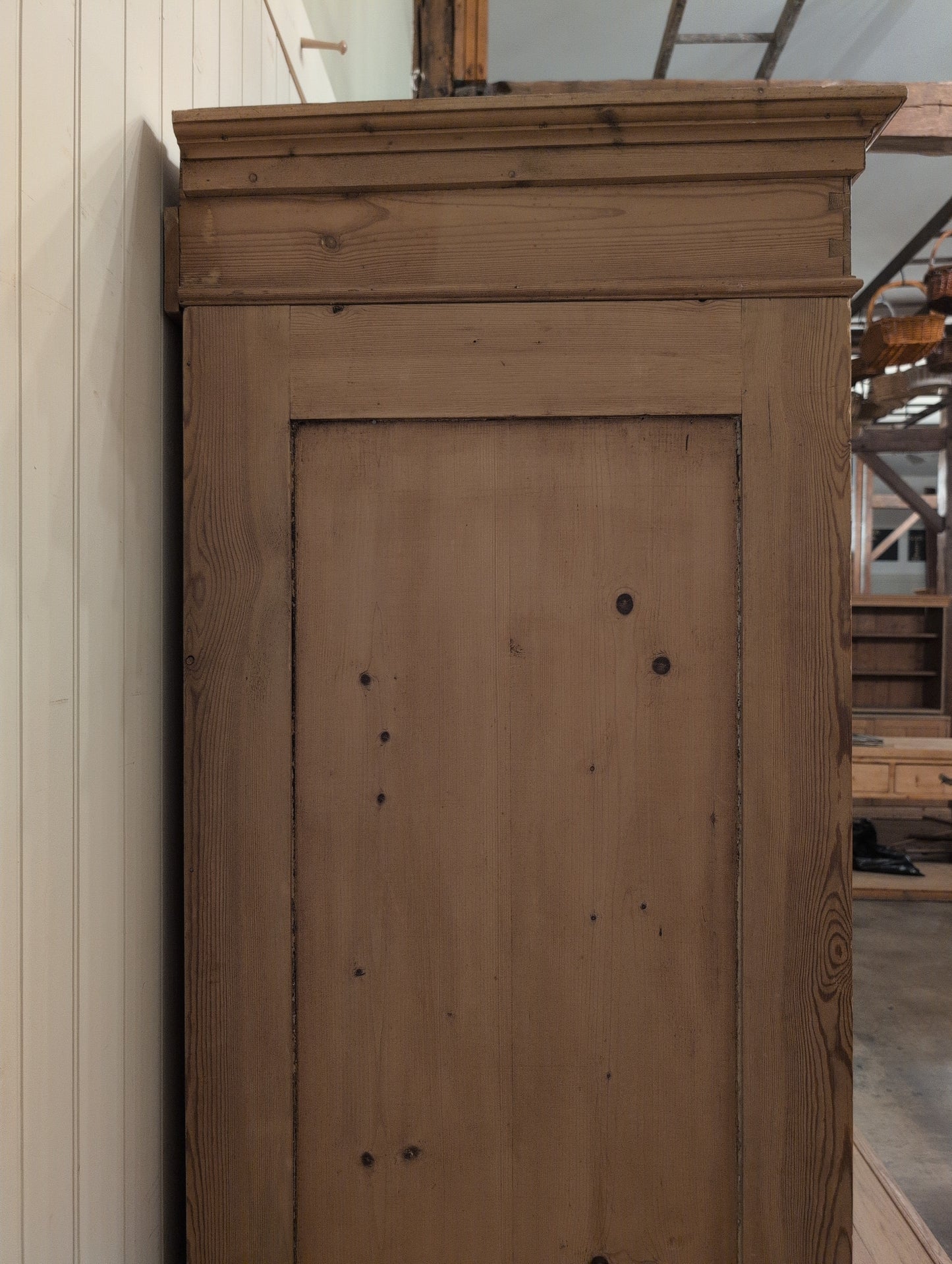 Traditional English Pine Wardrobe