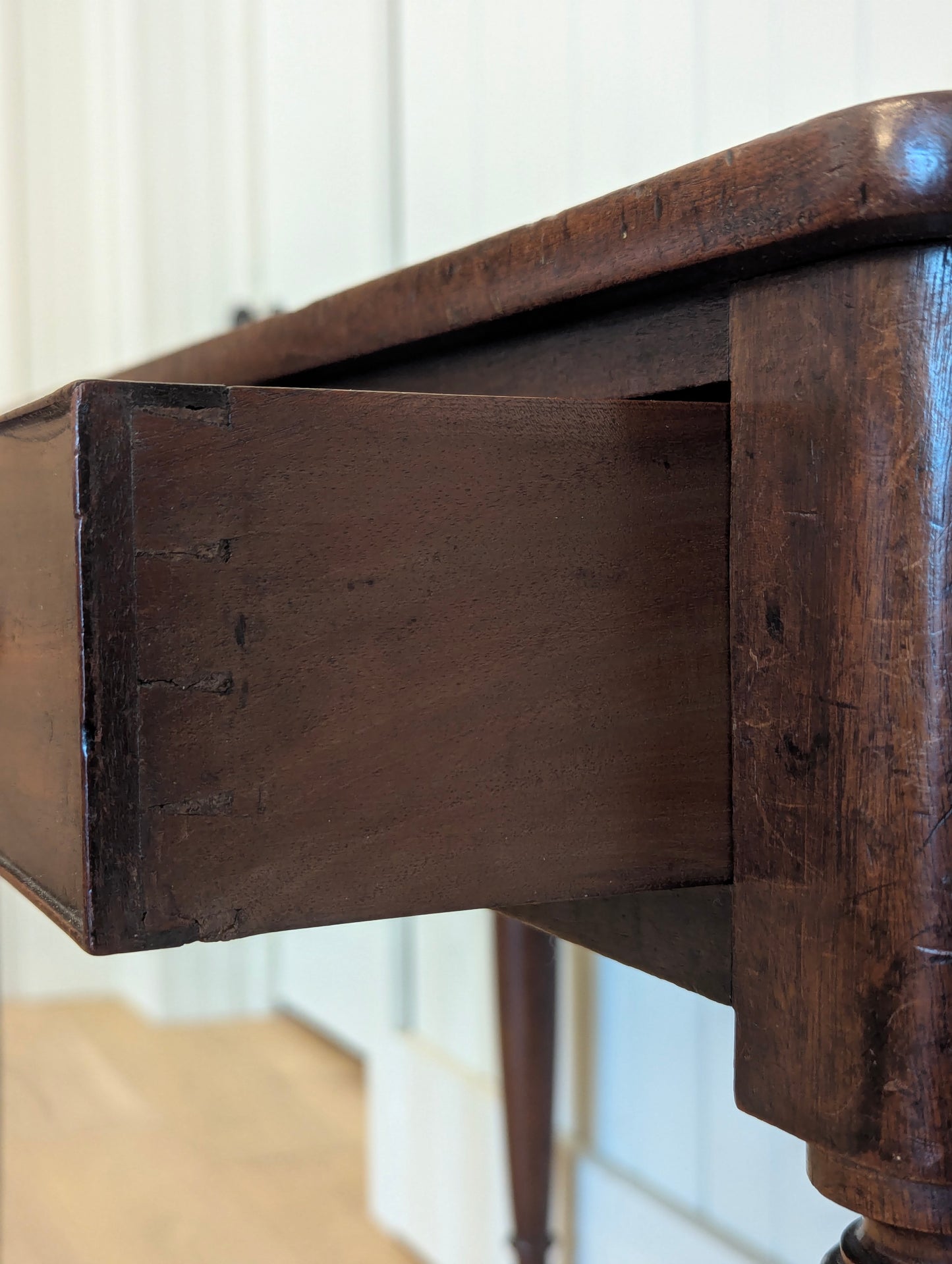Mahogany 2 Drawer Hall Table
