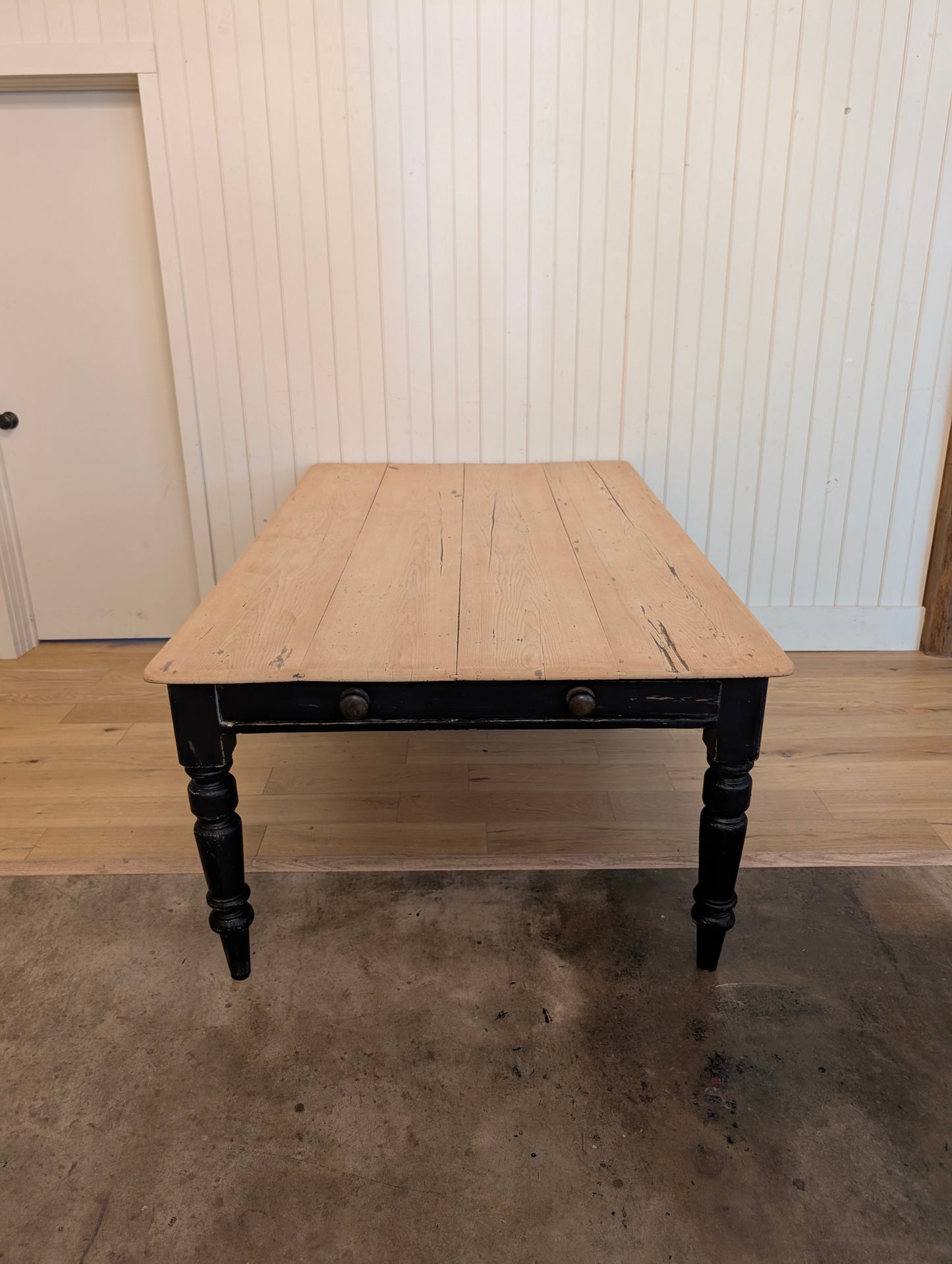 Ebonized English Pine Table