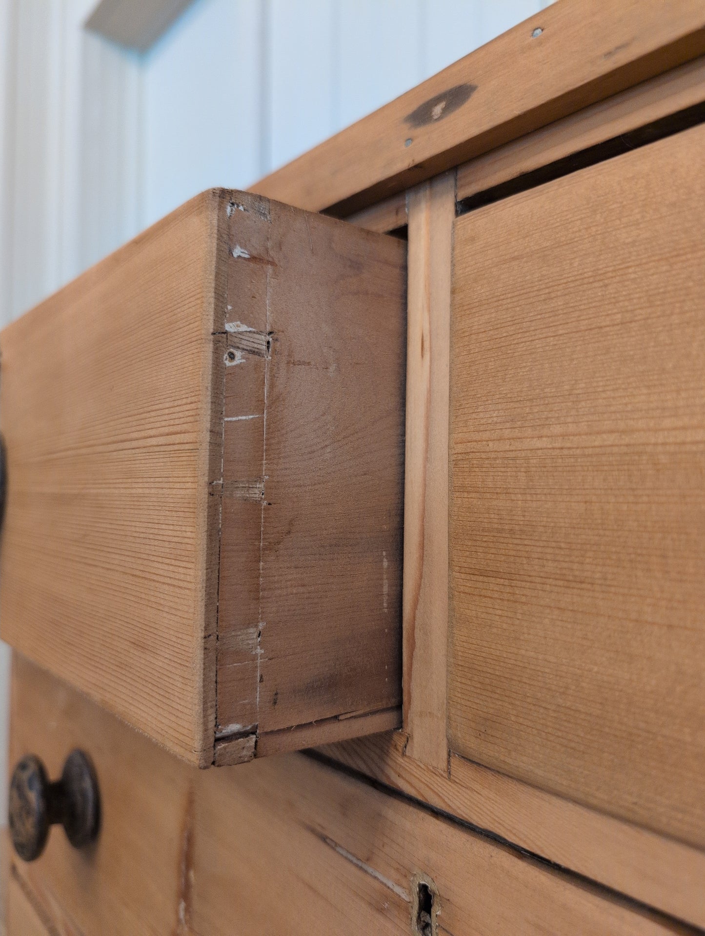 Narrow 2 Over 3 Pine Chest