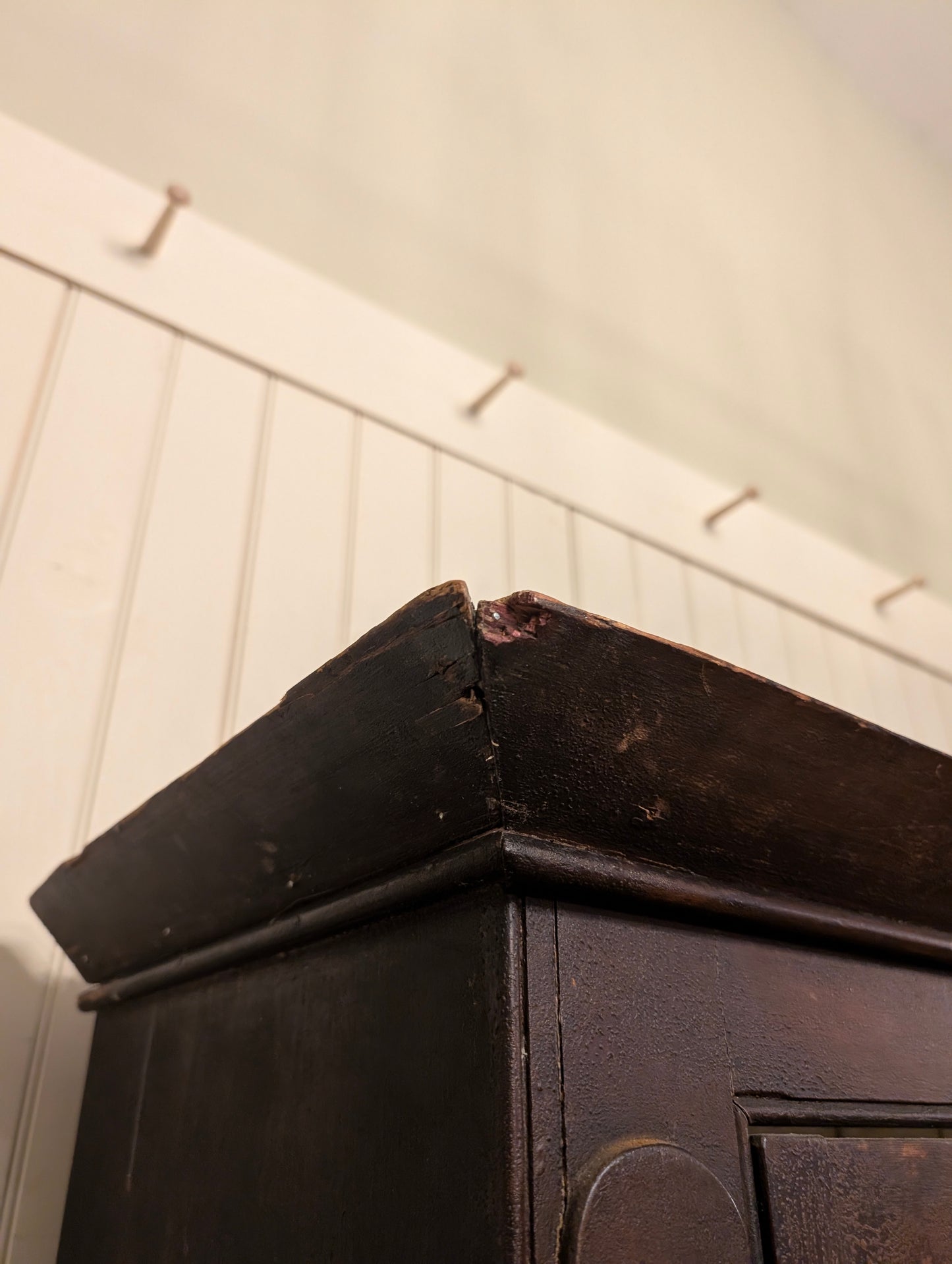 Painted Pine Glazed Hutch
