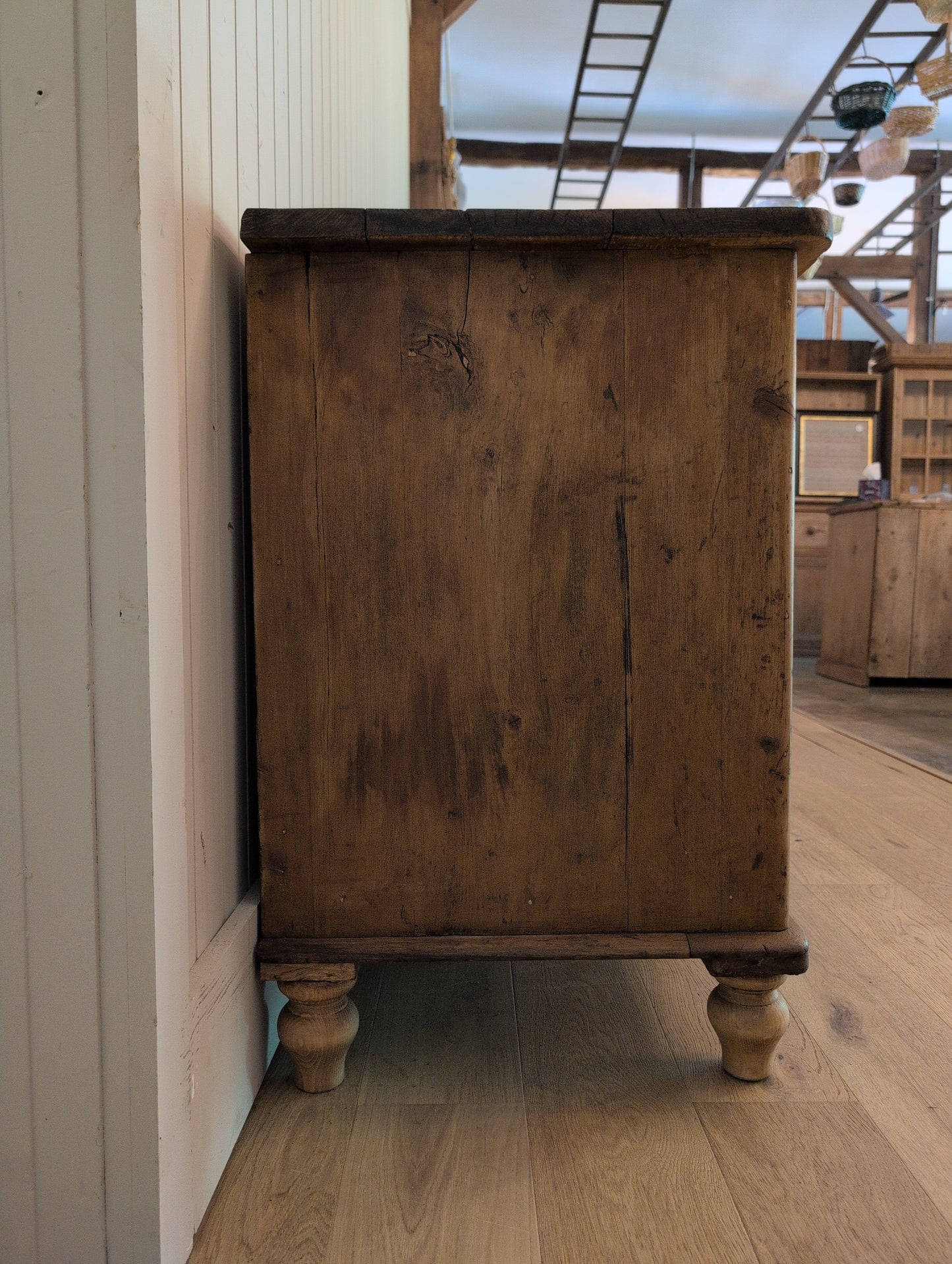 Opulent English Pine Sideboard