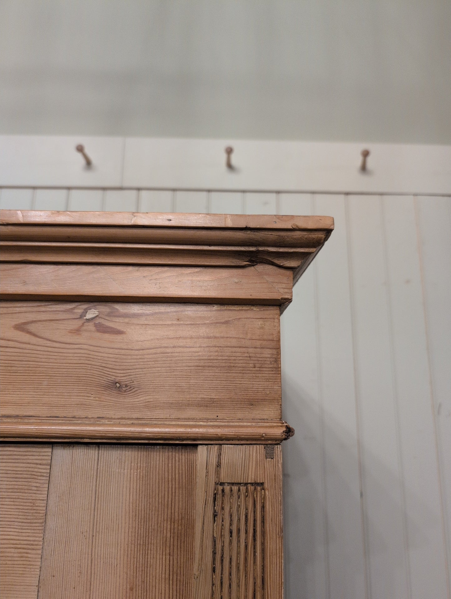 Traditional English Pine Wardrobe