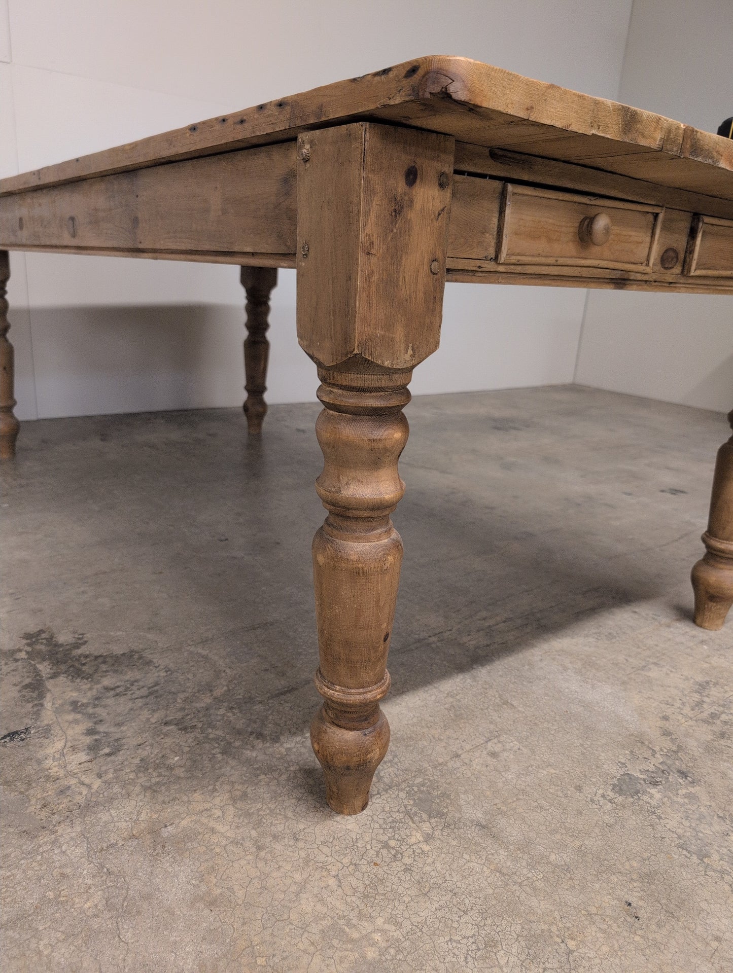 7ft Plank Top Pine Table