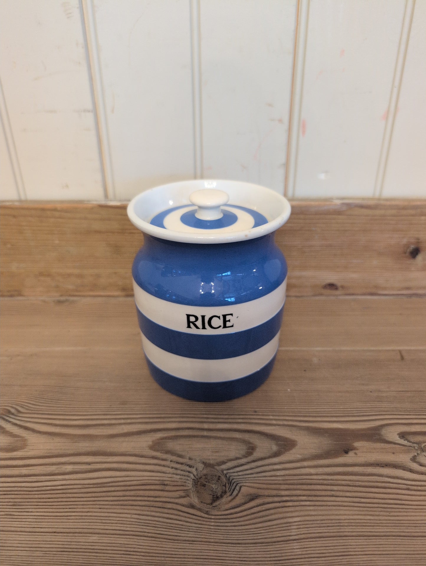 Cornishware Canister Rice