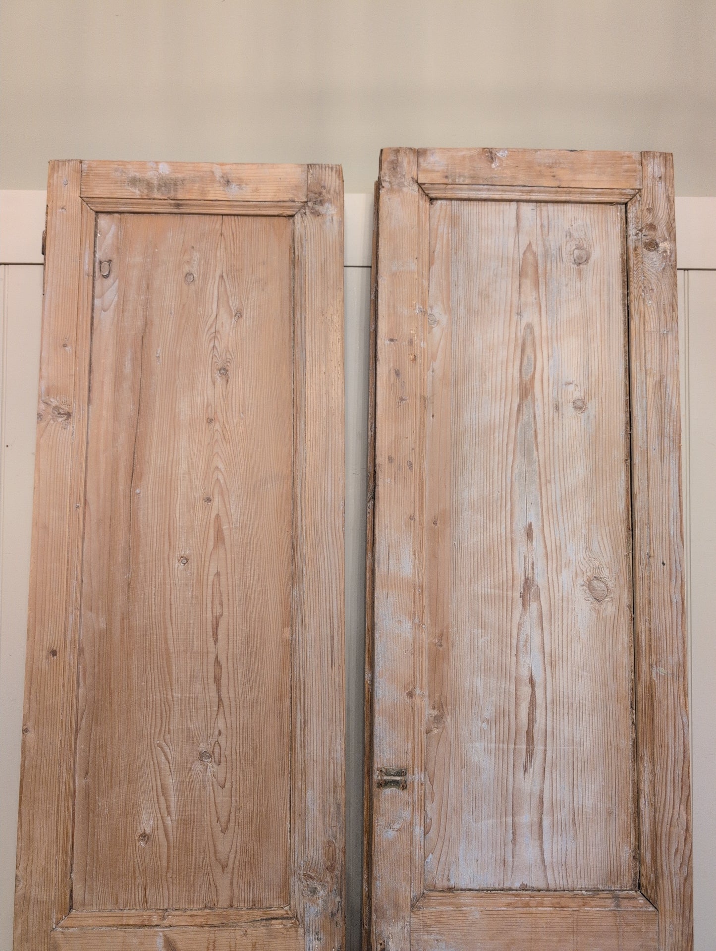 Pair of French Pine Doors