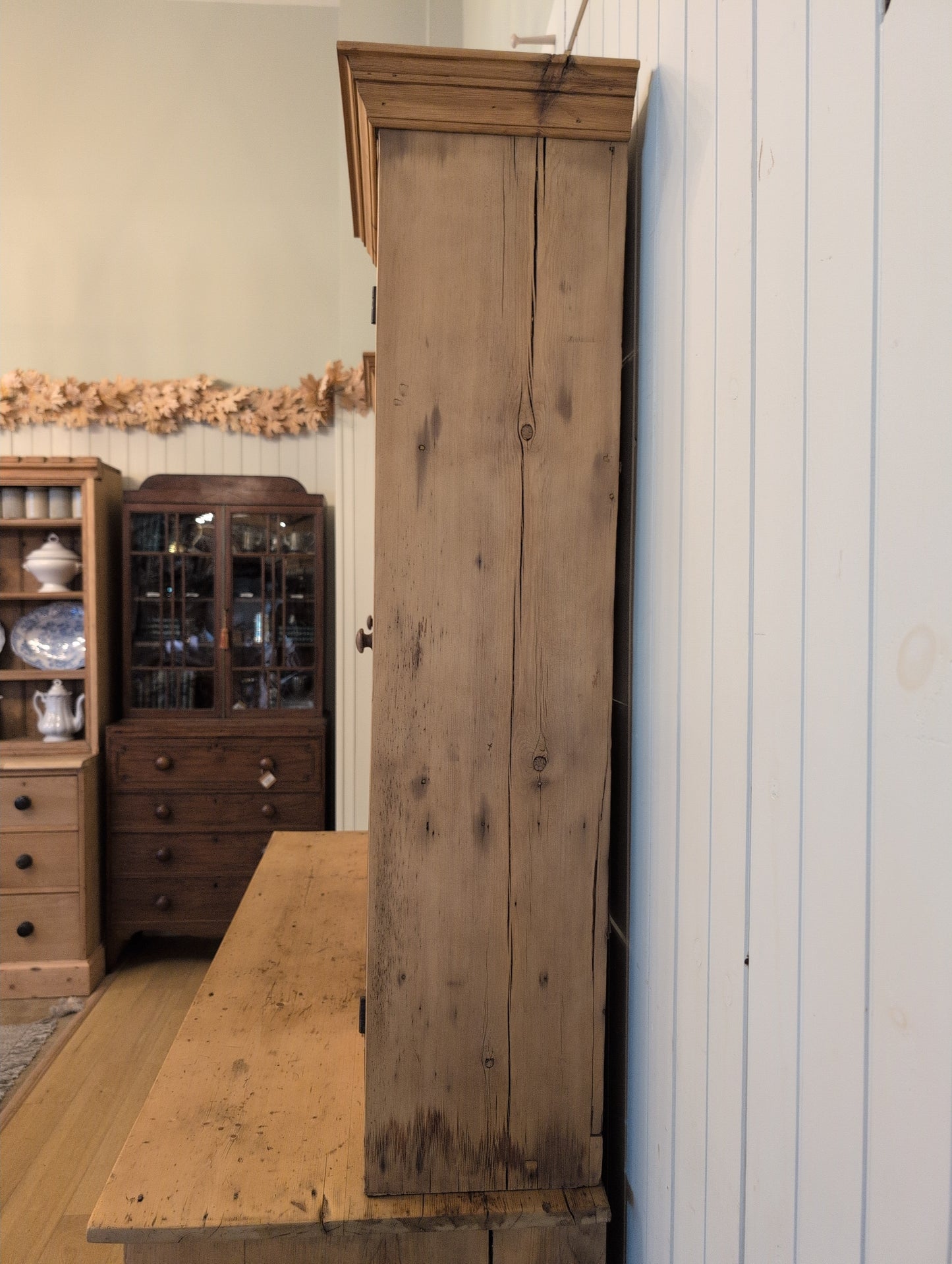 Glazed Dog Kennel Dresser