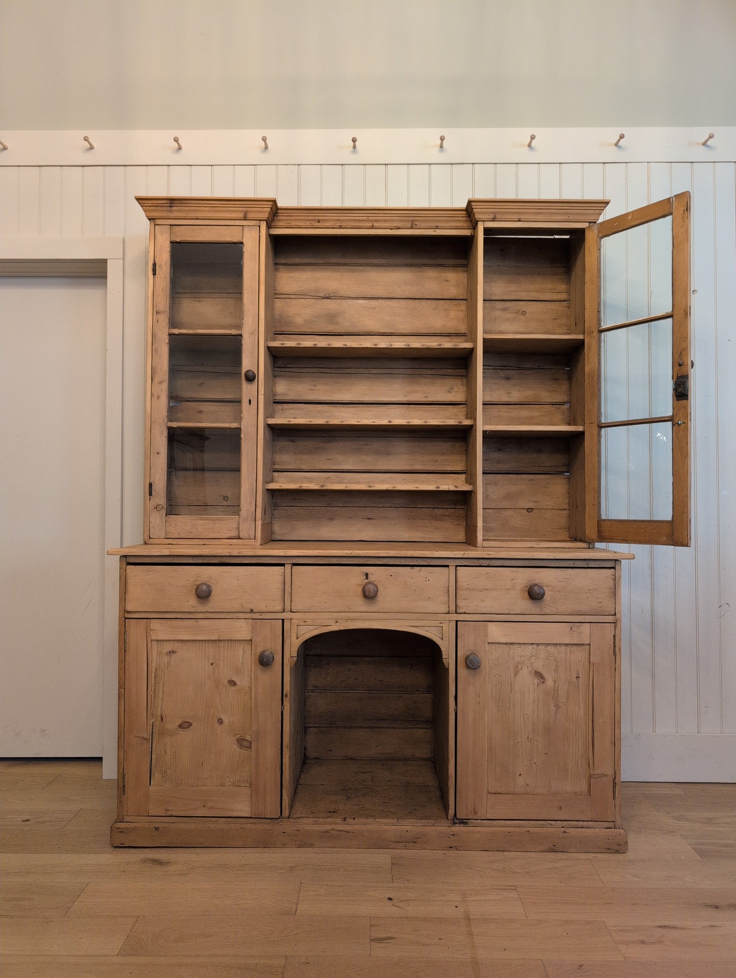Glazed Dog Kennel Dresser