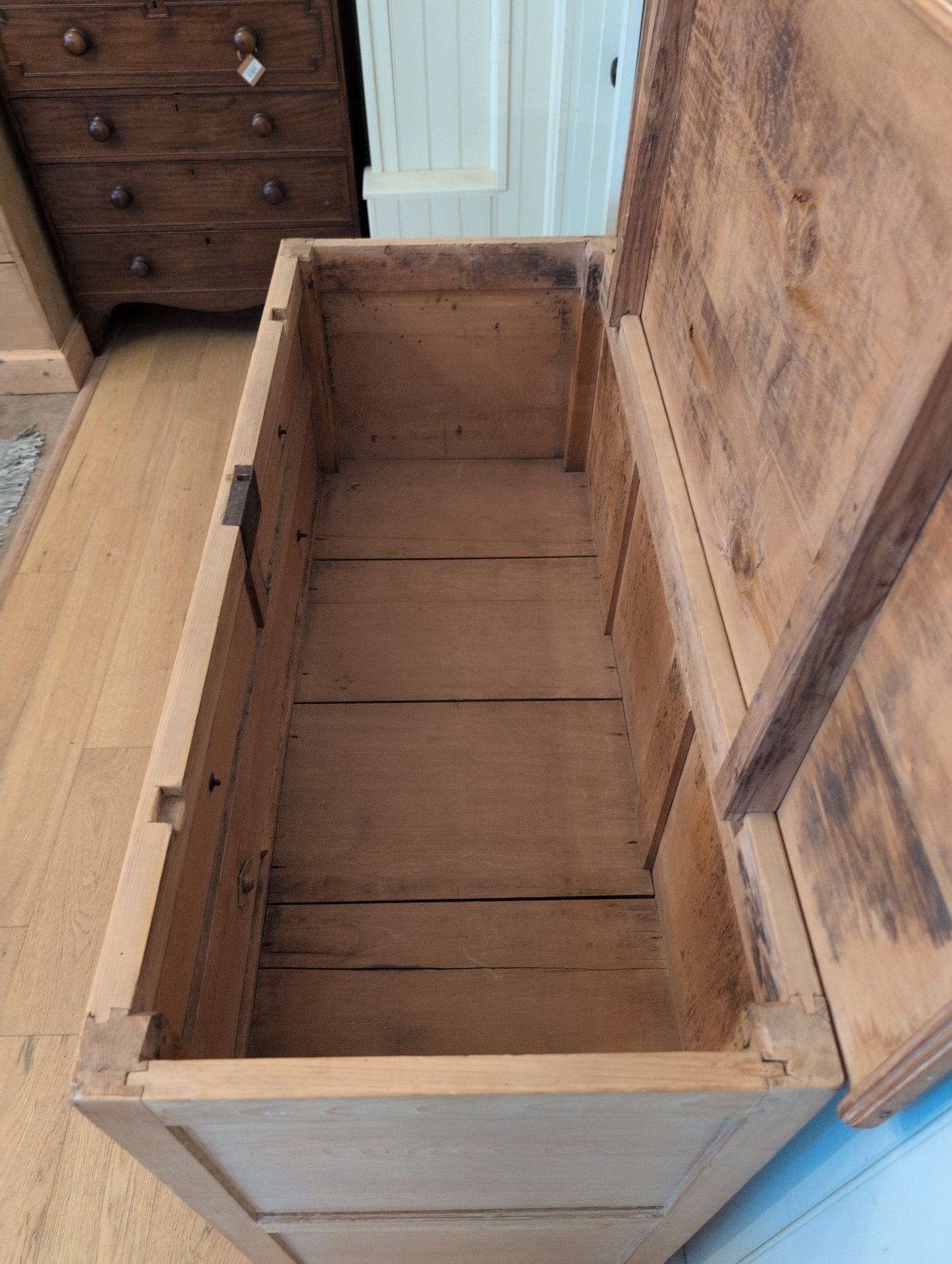 English Pine Mule Chest