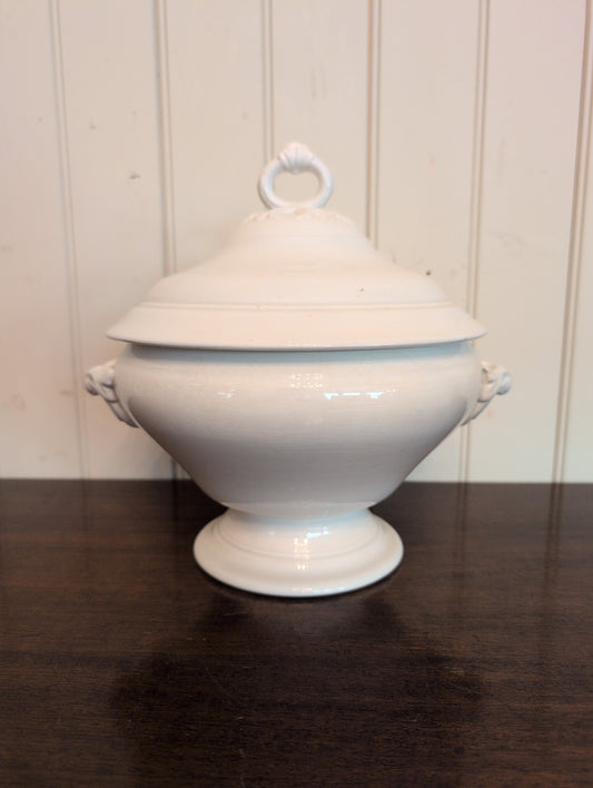 Ironstone Soupiere with Lid 56