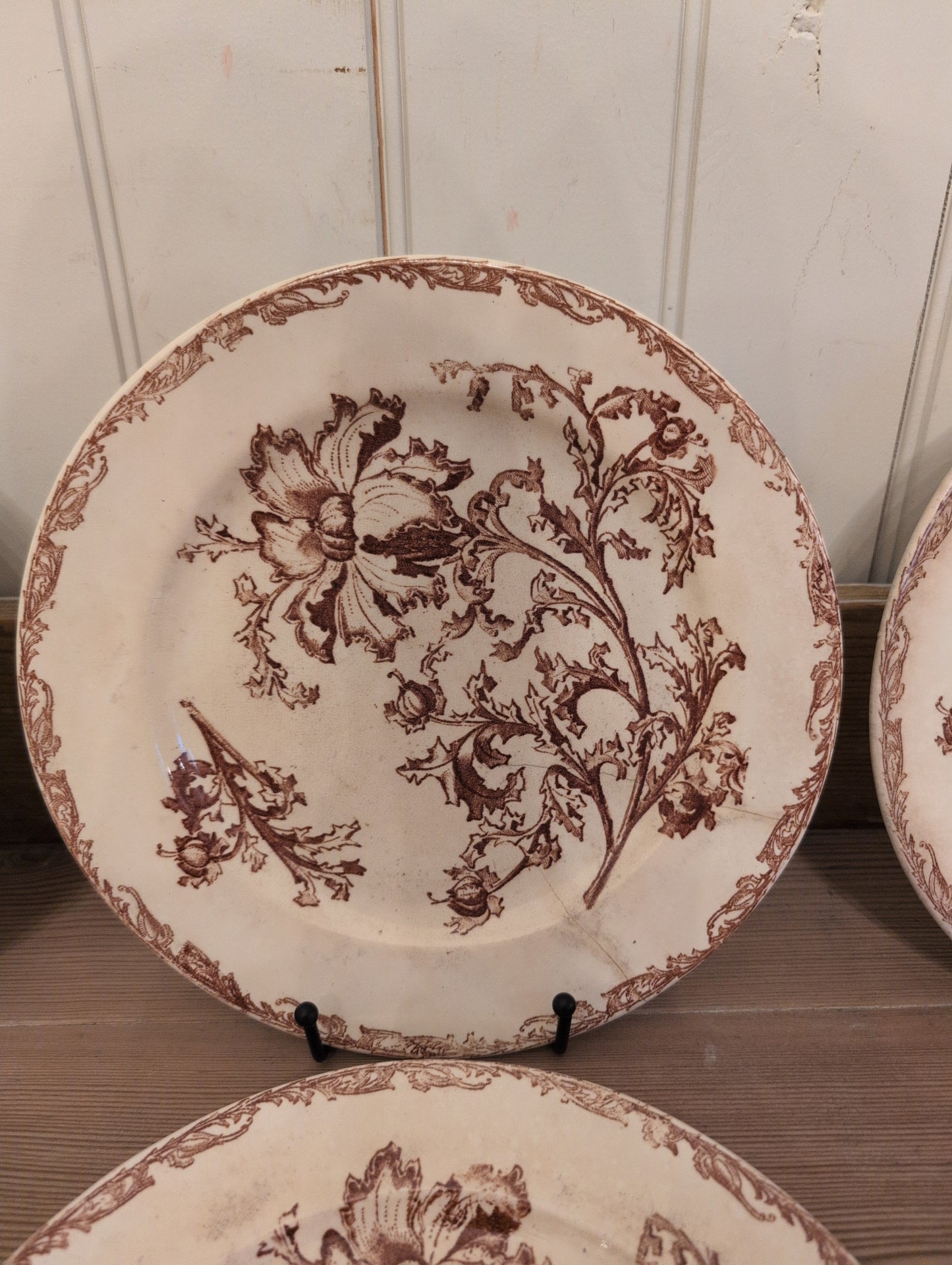 Jules Vieillard Datura 9.25" Plate Imperfect