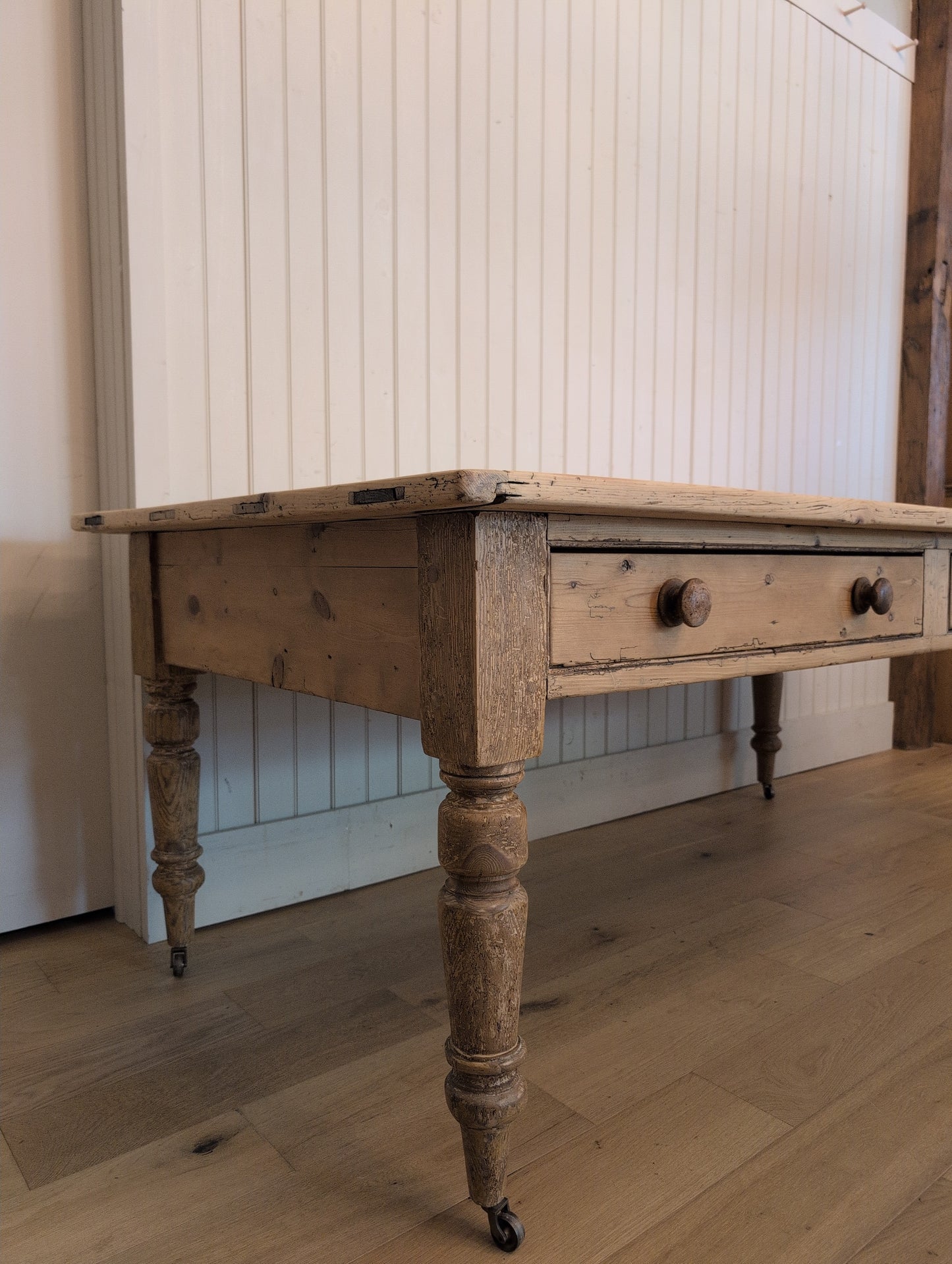 2 Drawer English Pine Table