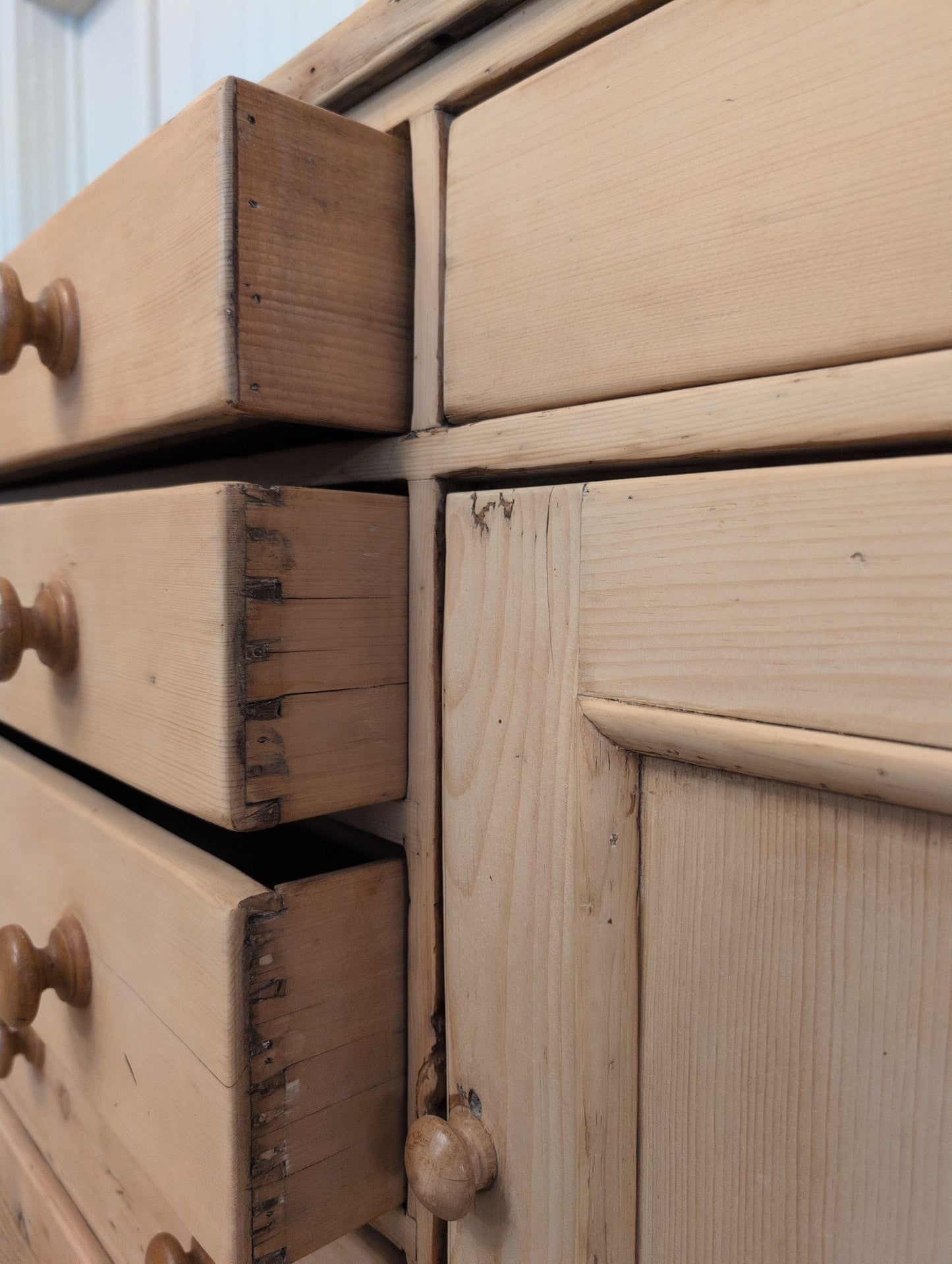 Impressive Stripped Pine Sideboard