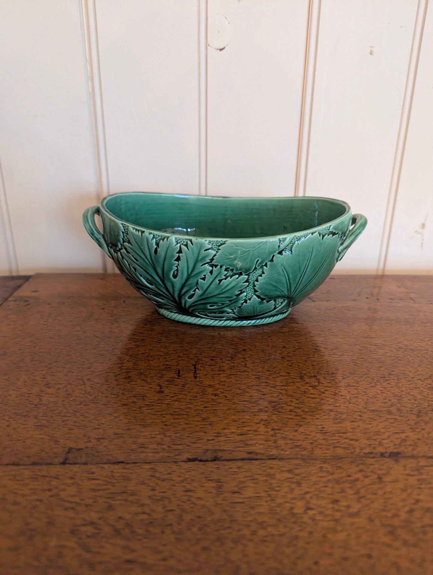 Majolica Oval Bowl