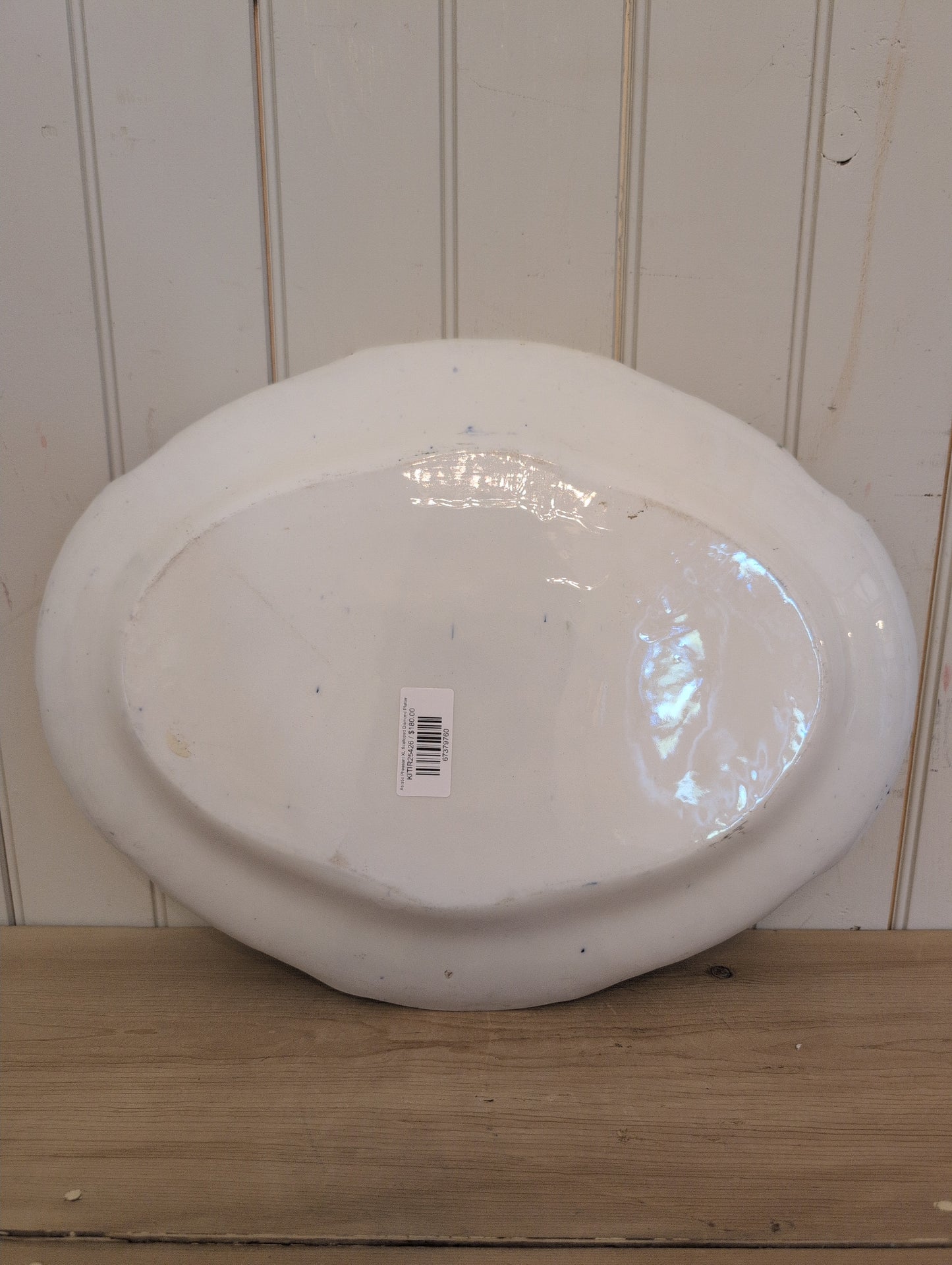 Asiatic Pheasant XL Scalloped Diamond Platter