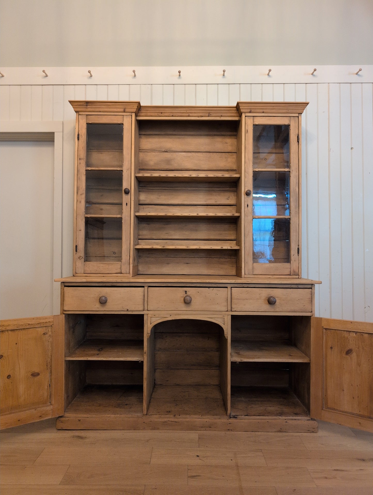 Glazed Dog Kennel Dresser