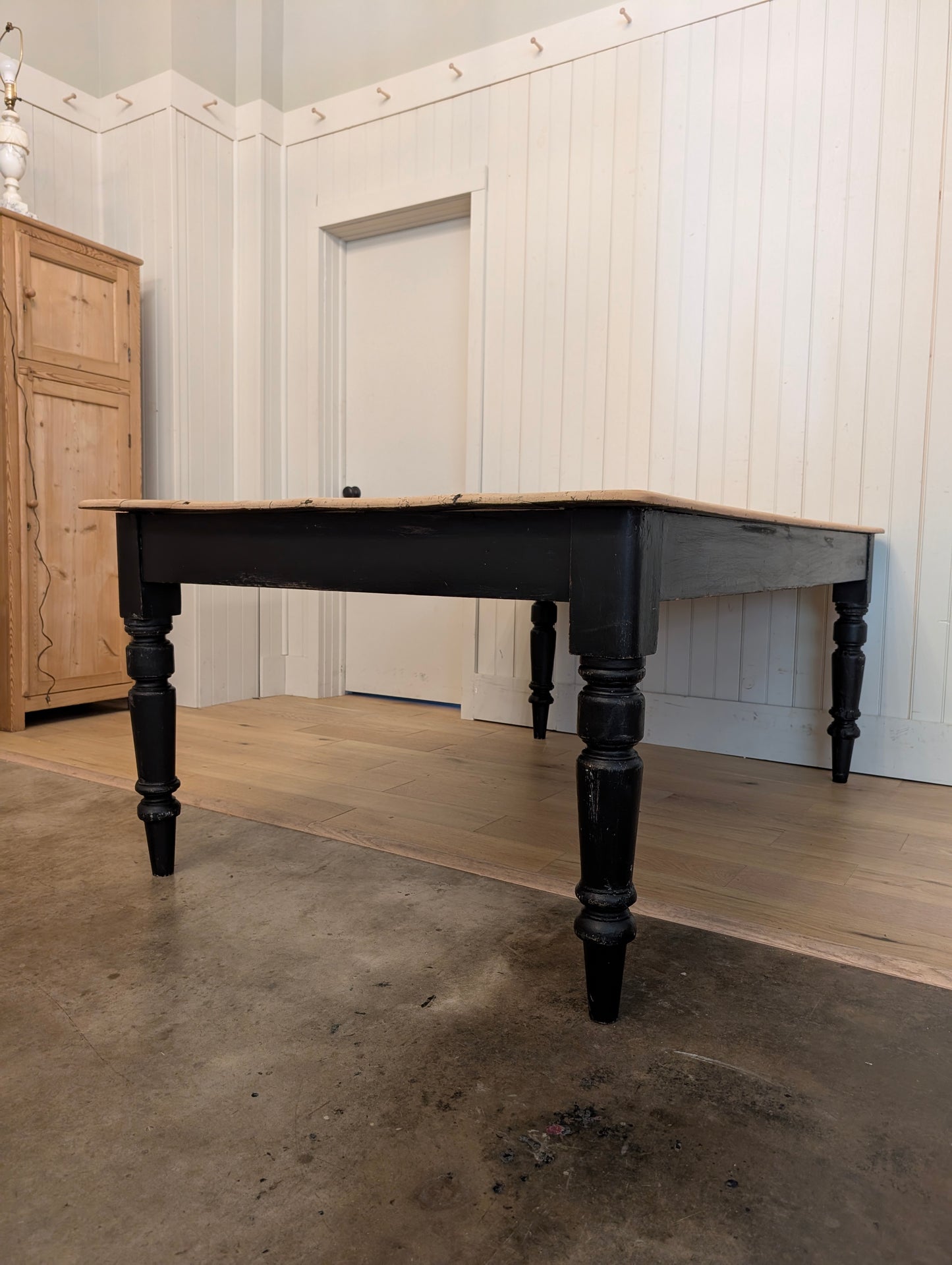 Ebonized English Pine Table