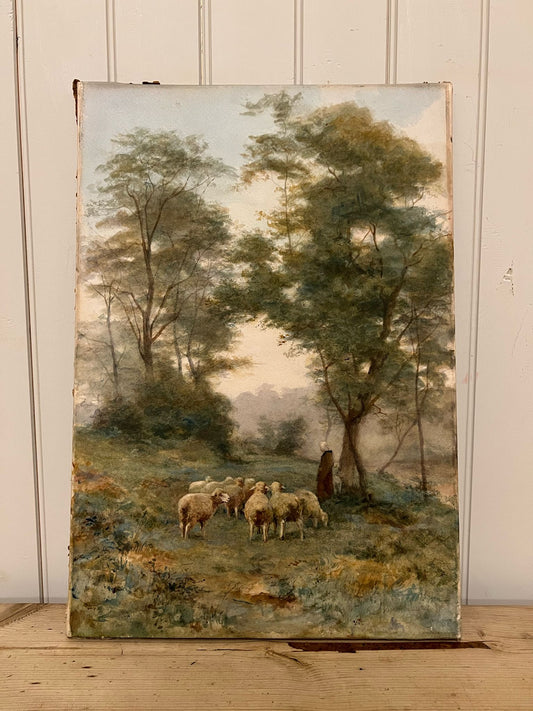 "Morning in Picardy" French Watercolor