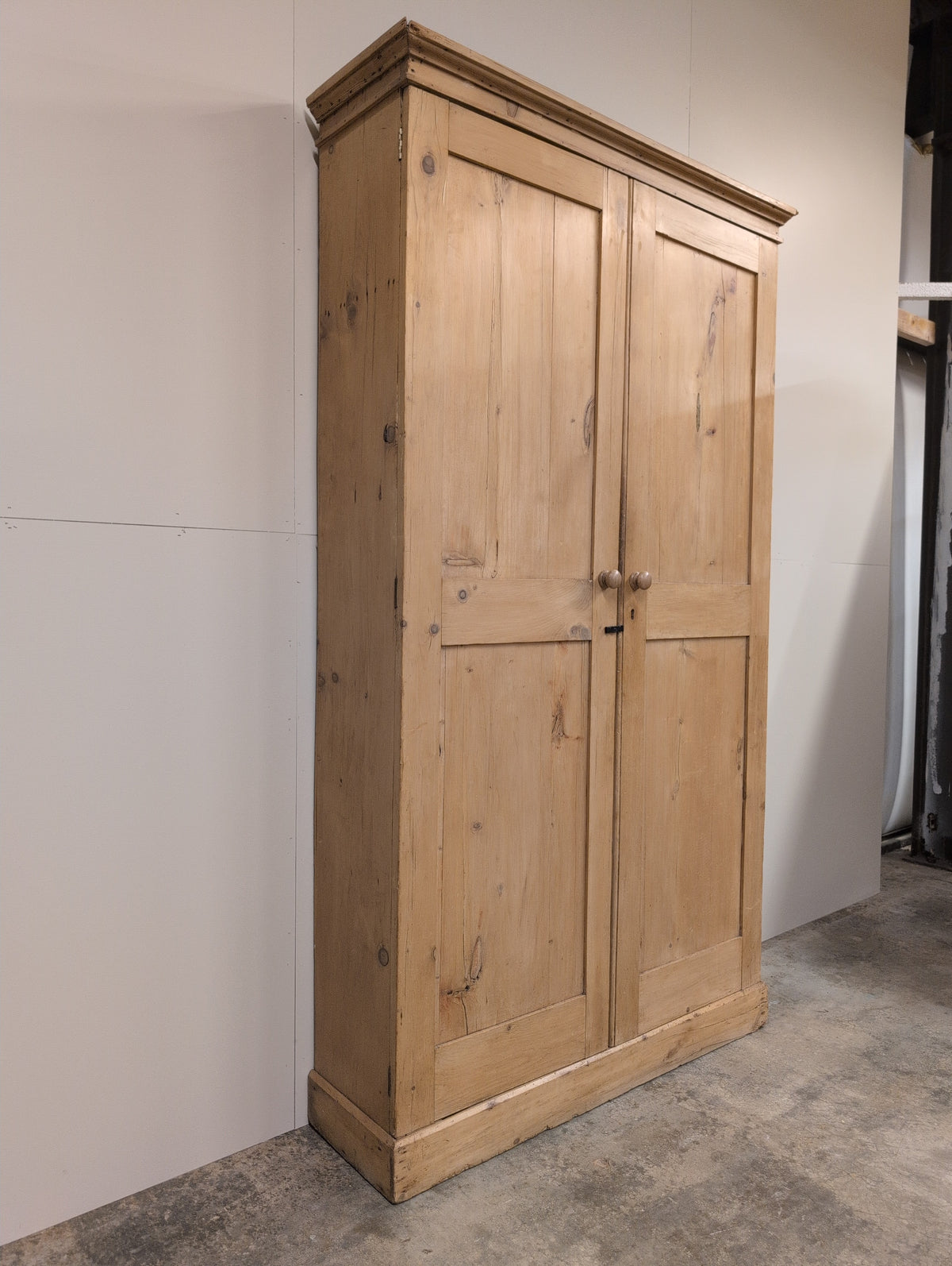 Narrow Pine Linen Cupboard