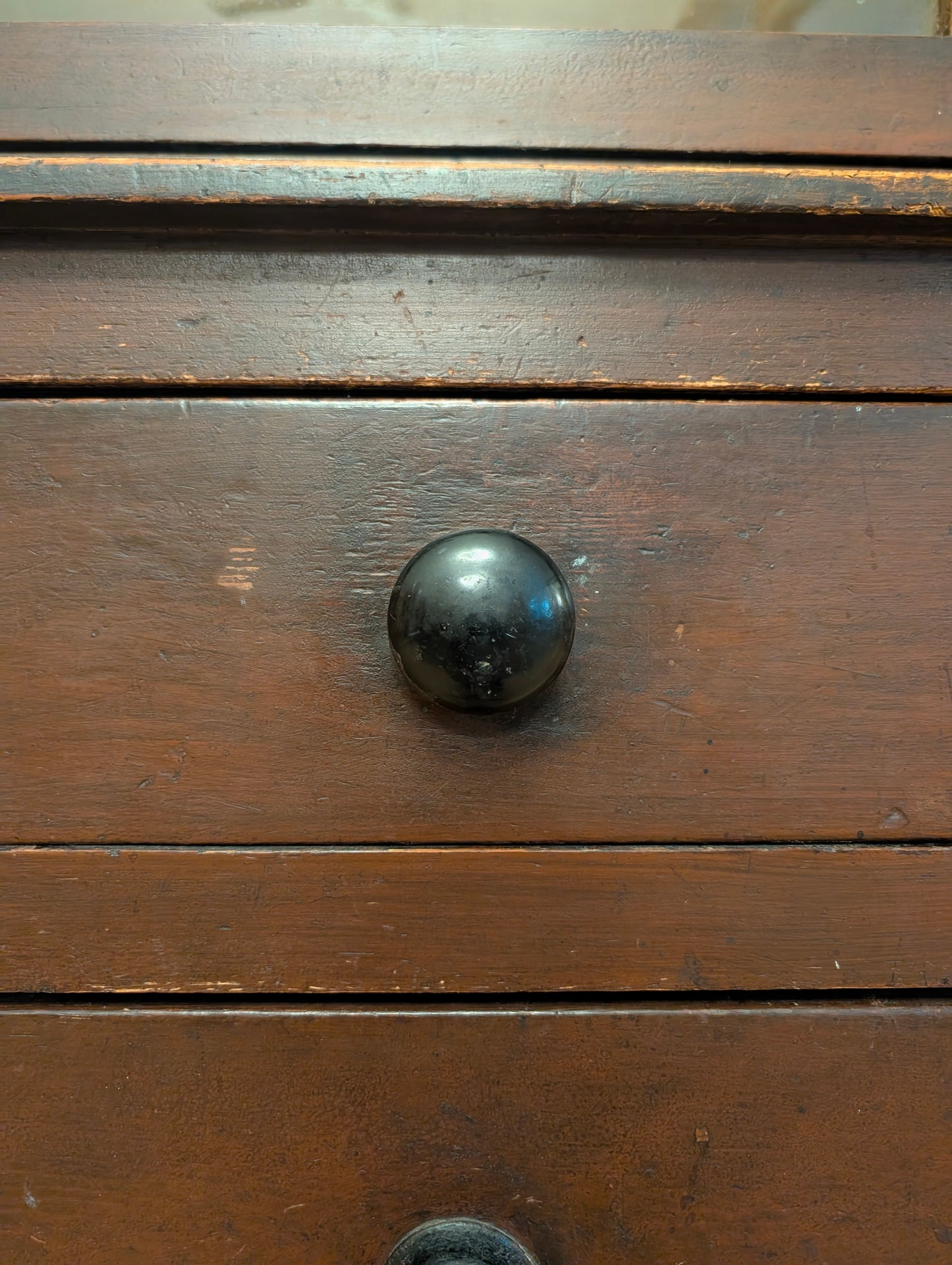 Painted Pine Glazed Hutch