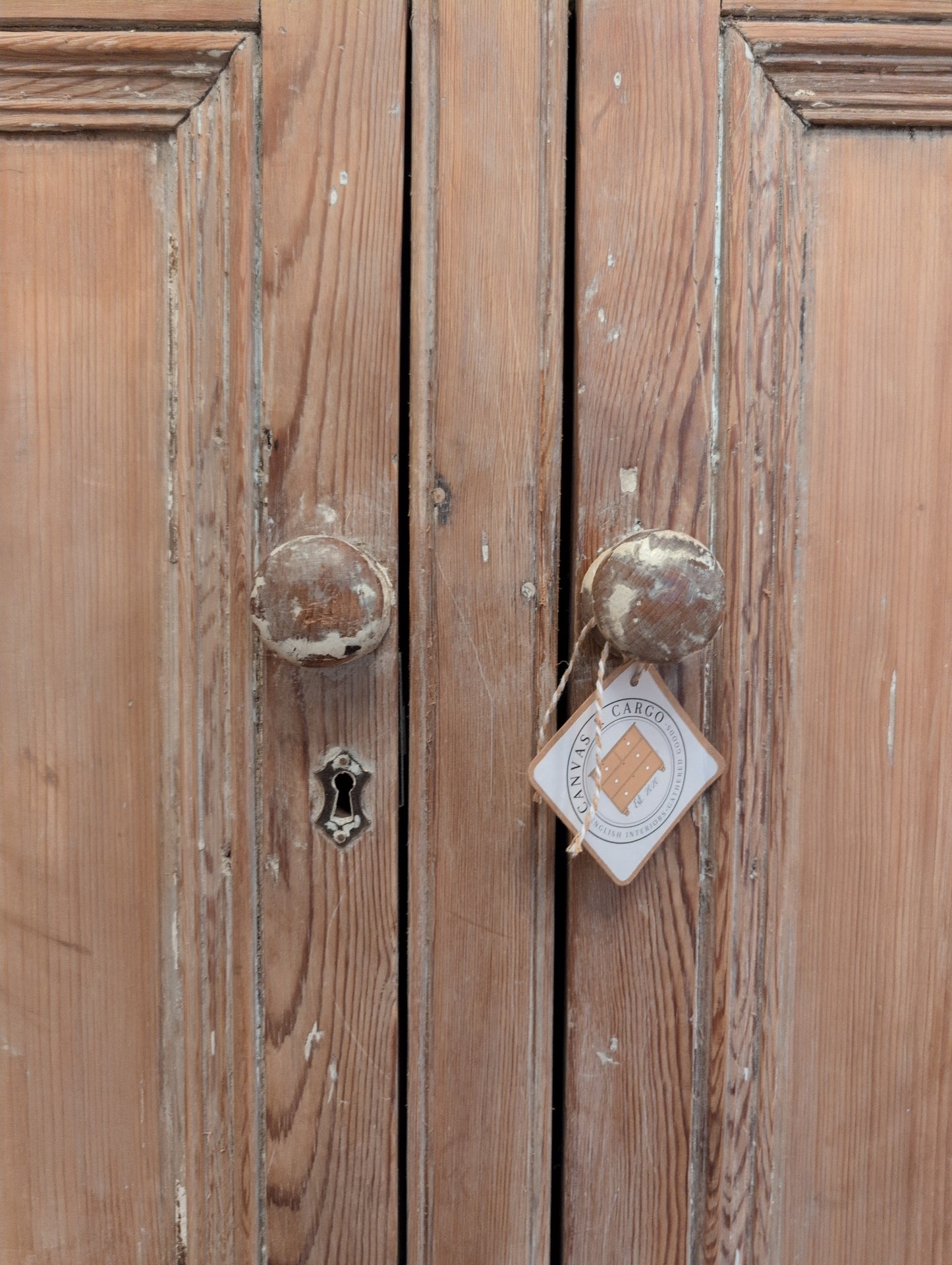 Stout English Pine Hutch