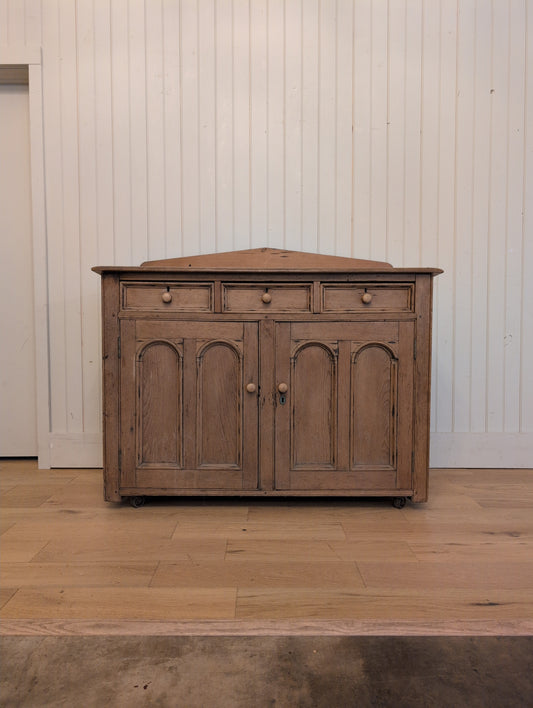 Arched Door Pine Sideboard