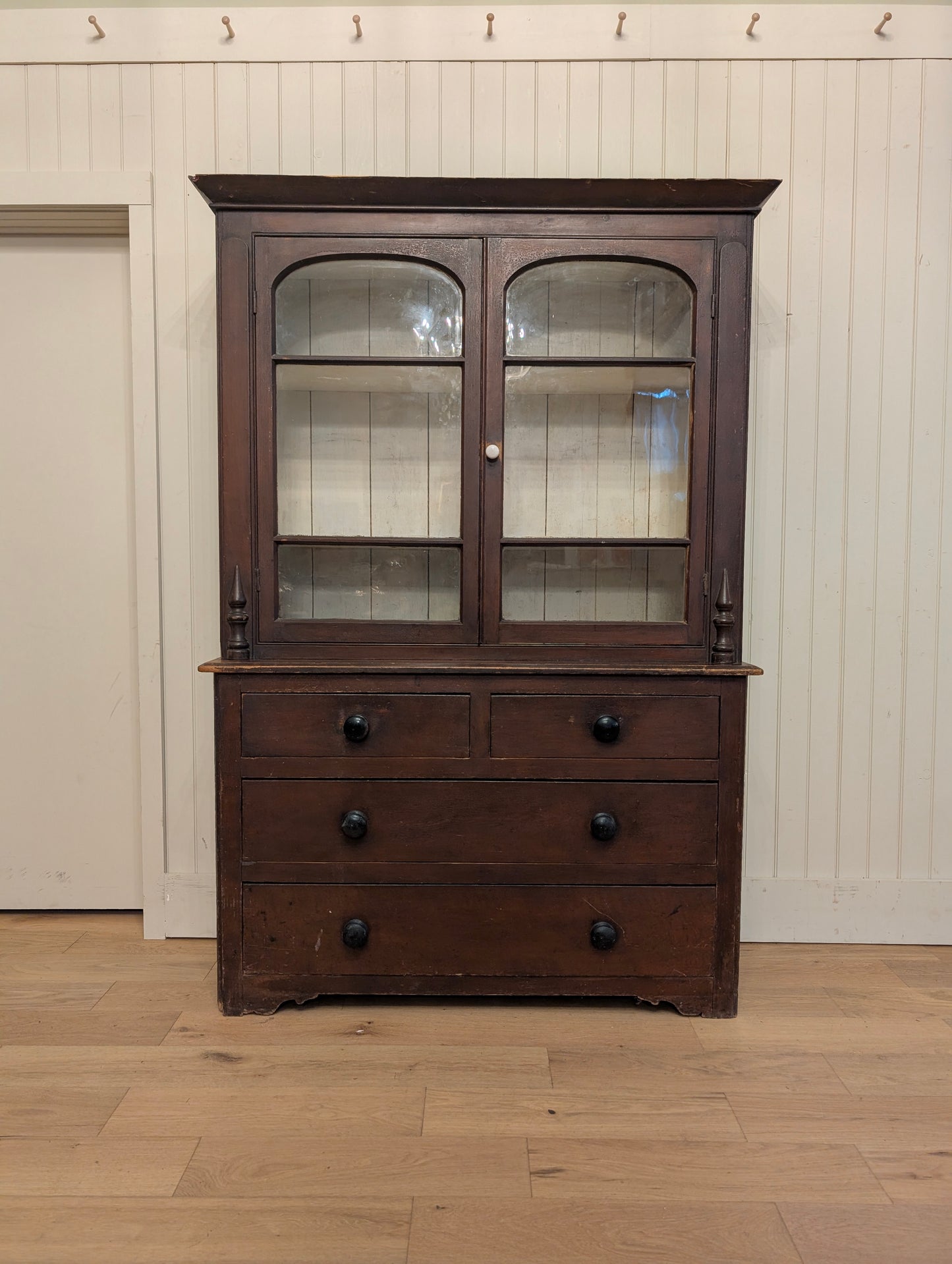 Painted Pine Glazed Hutch