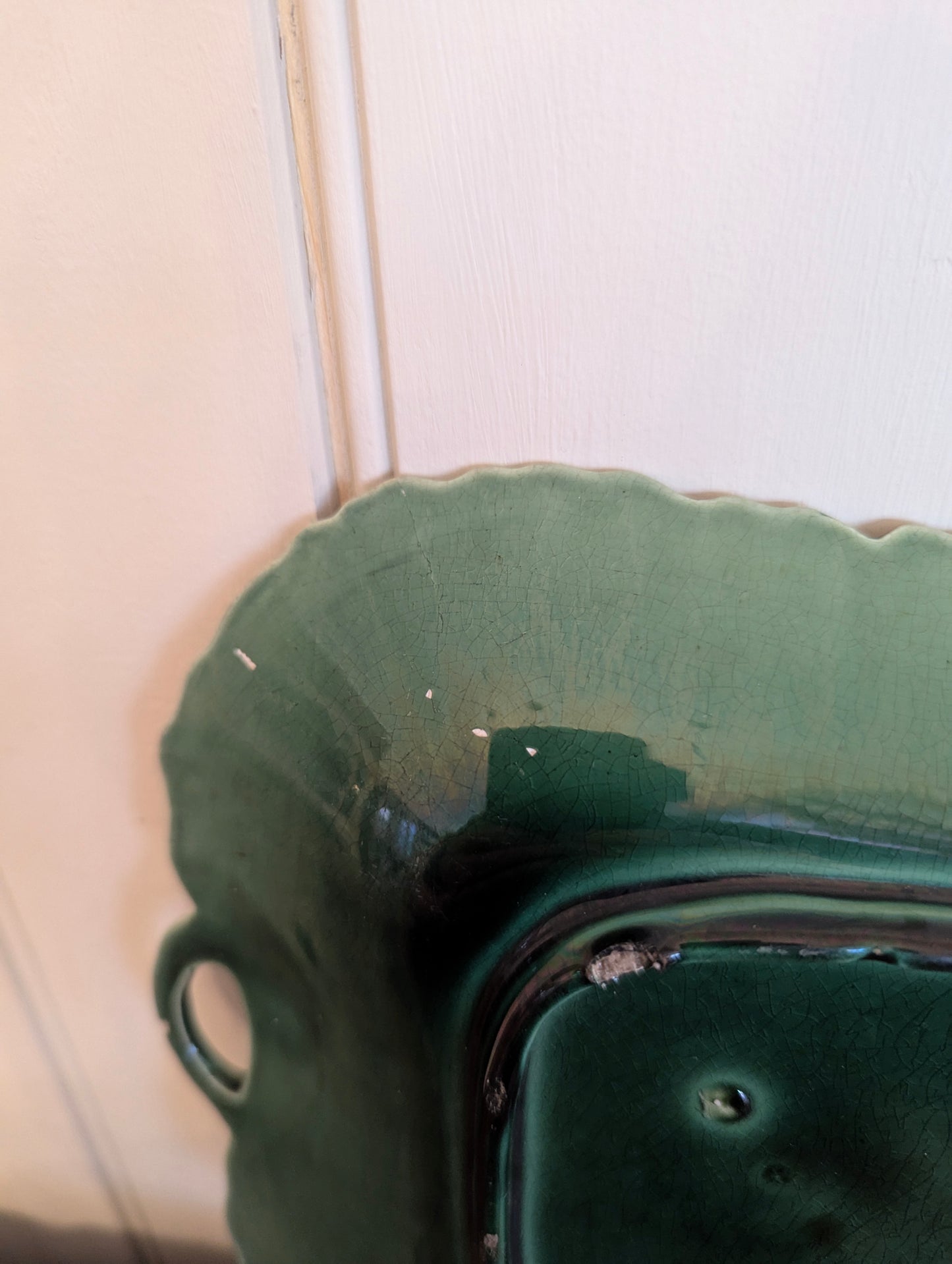 Majolica Oak Leaf and Acorn Platter