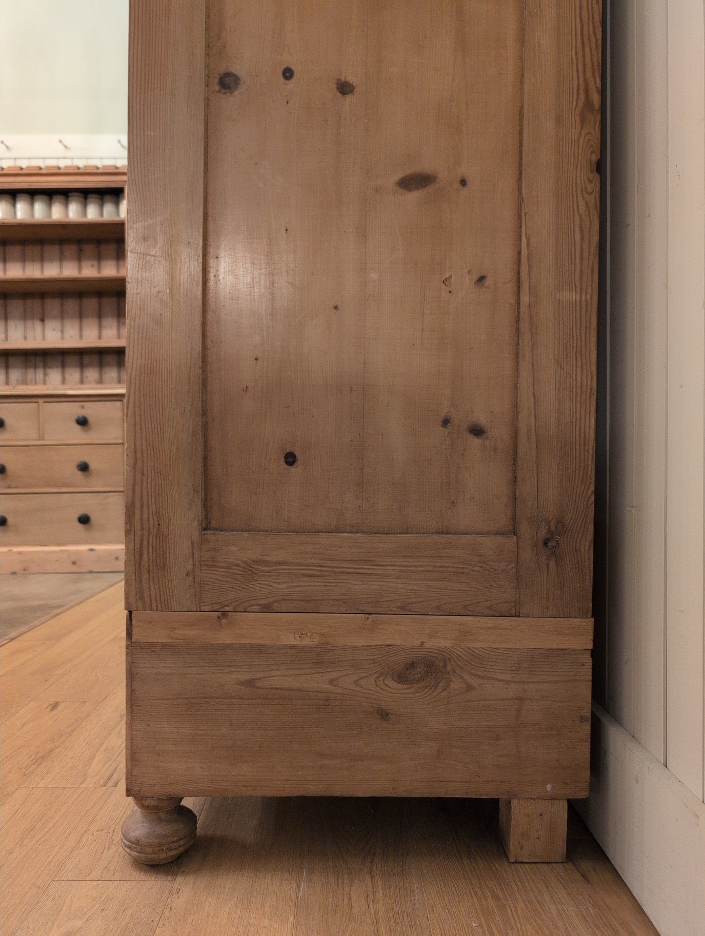 Traditional English Pine Wardrobe