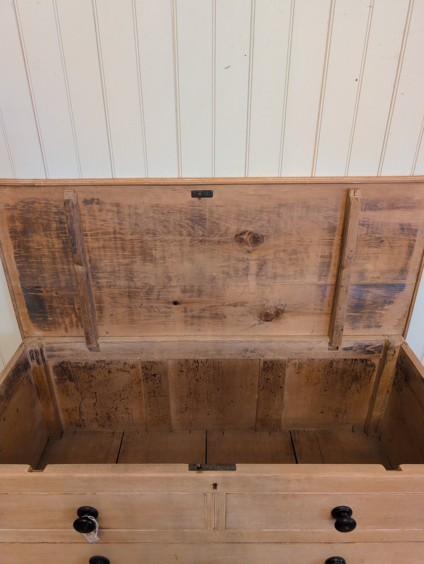English Pine Mule Chest