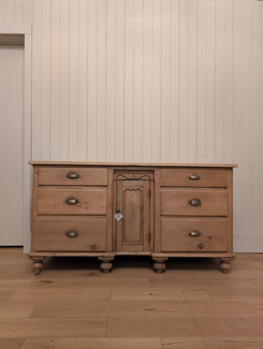 6 Drawer Pine Sideboard