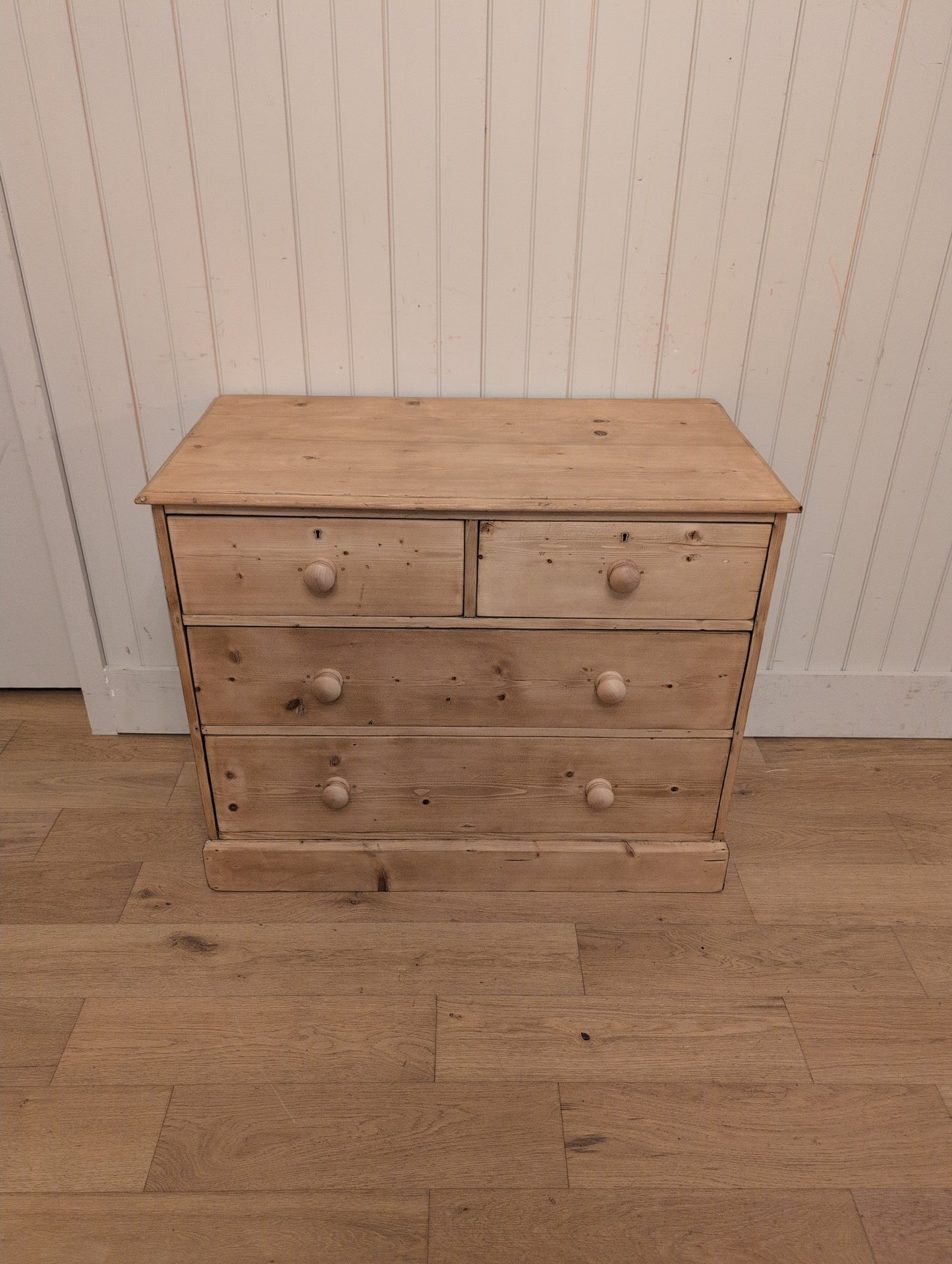 Victorian Pine 2/2 Chest - Plinth