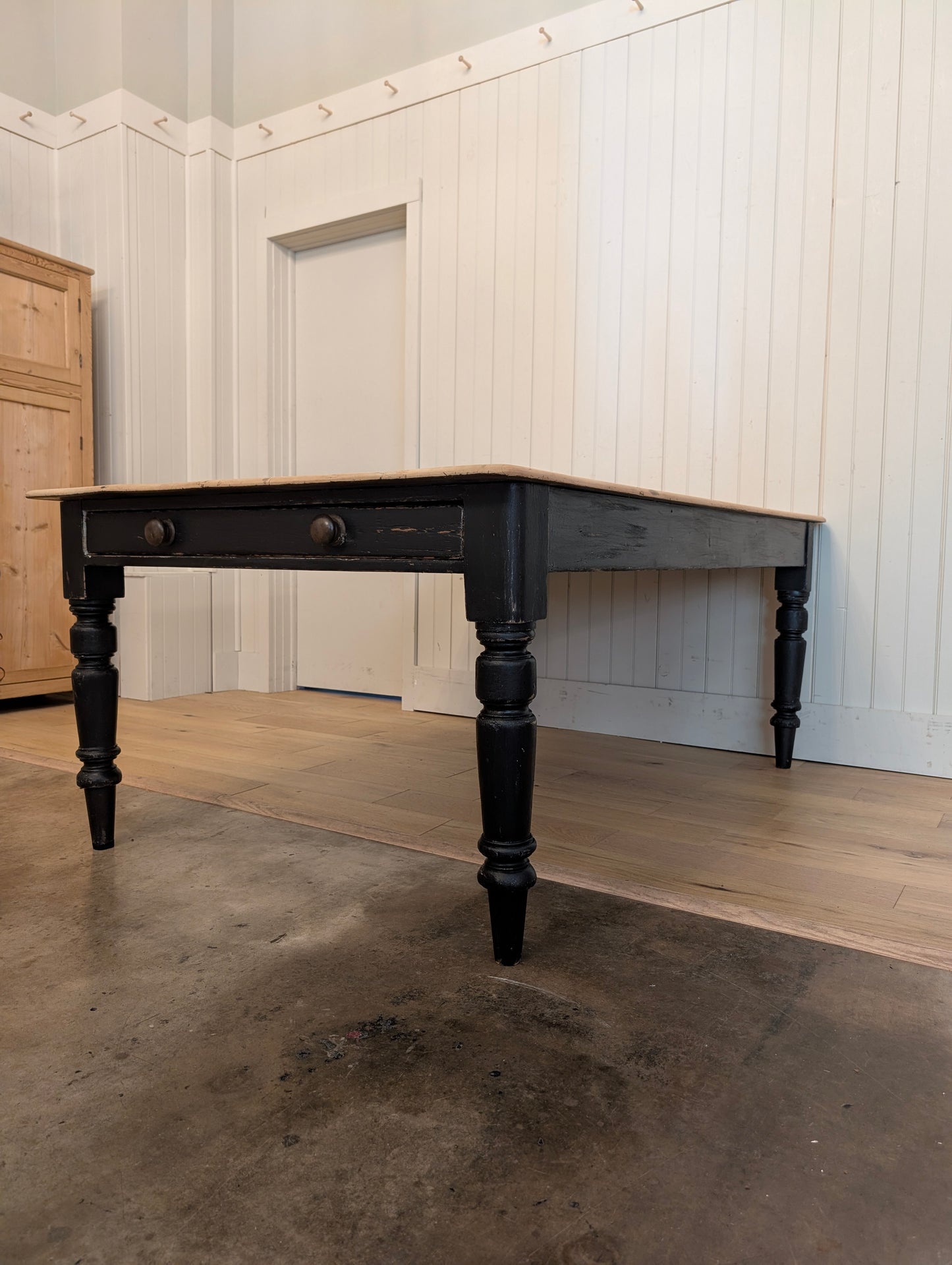 Ebonized English Pine Table