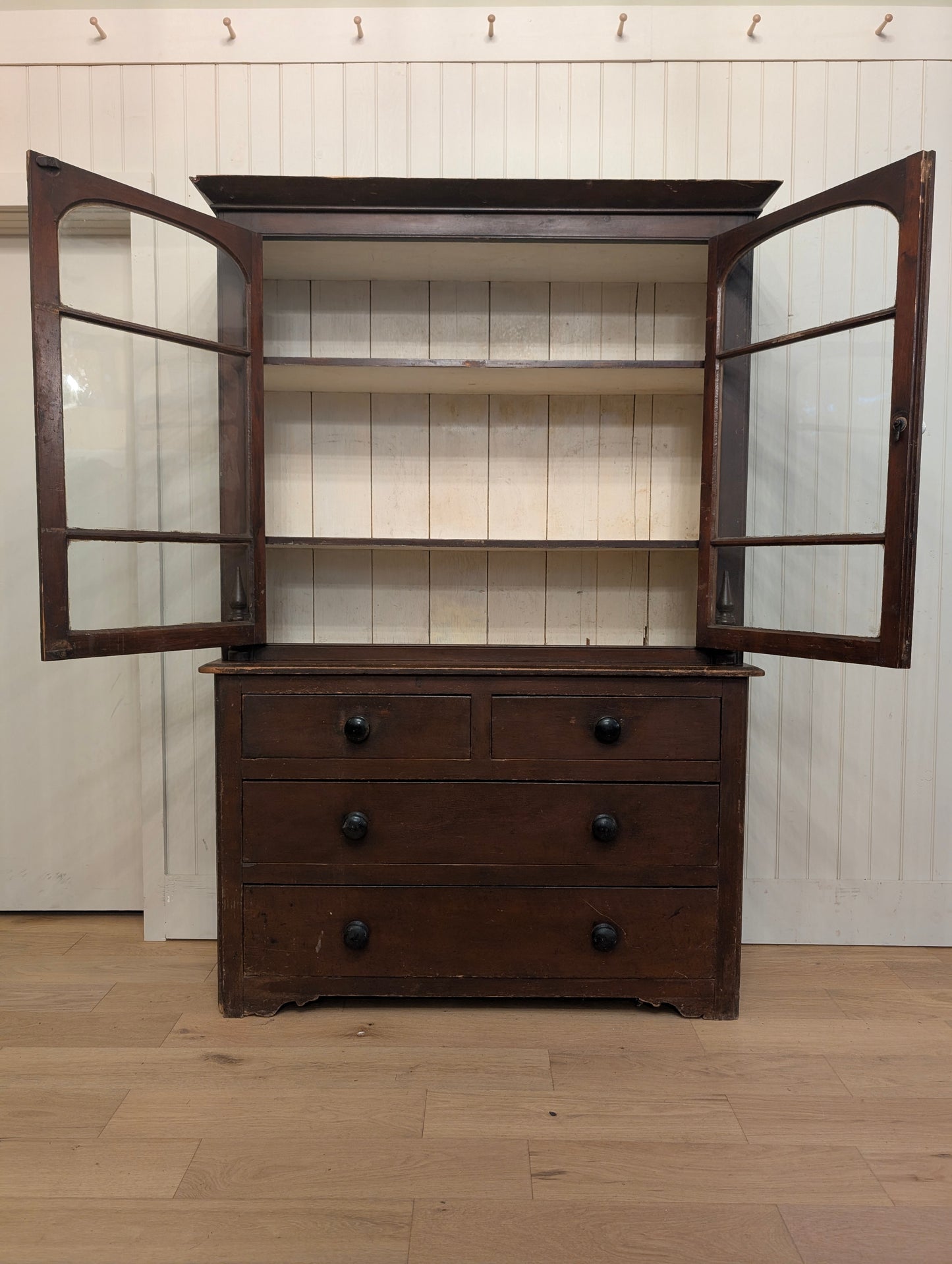 Painted Pine Glazed Hutch