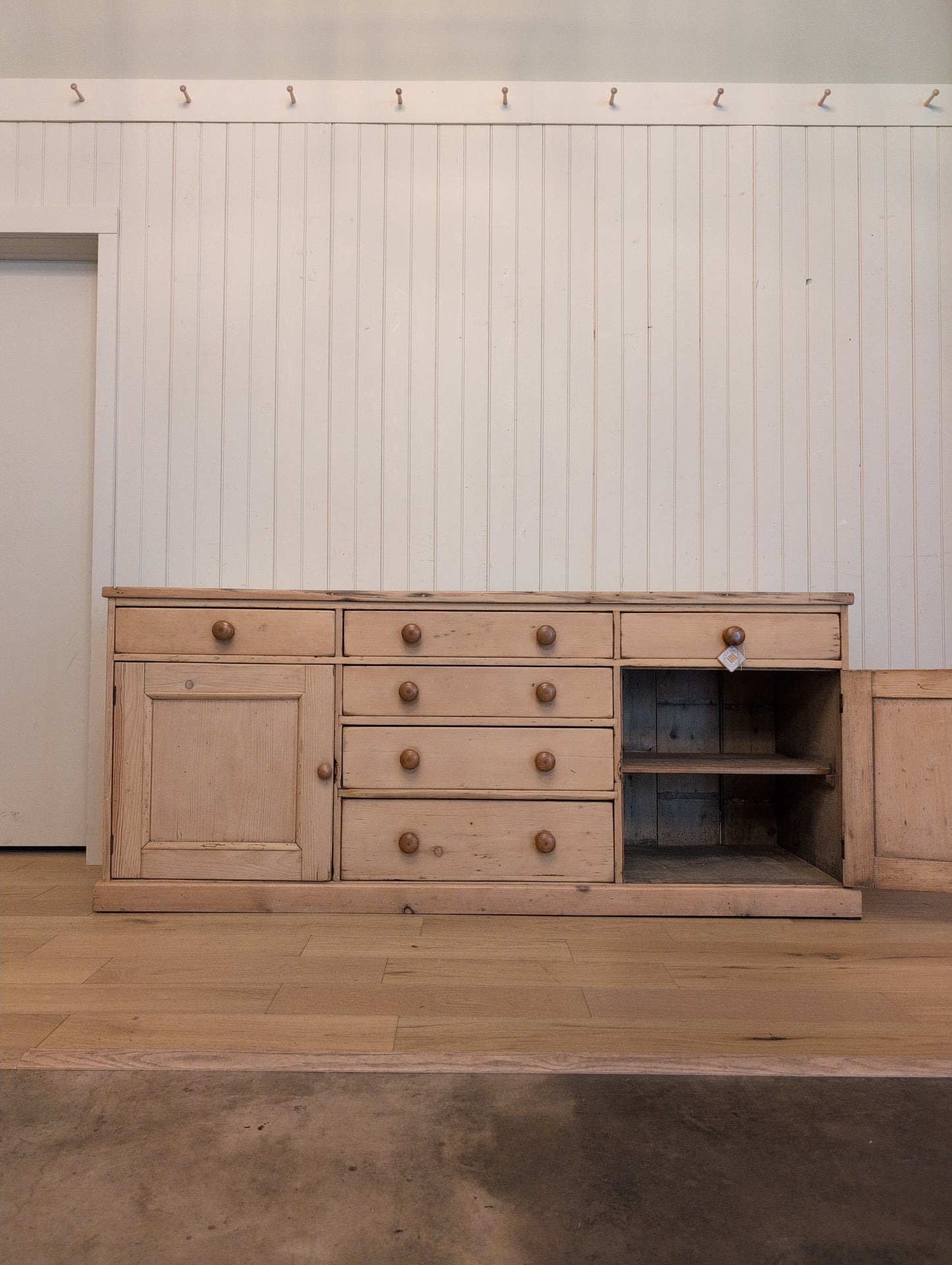 Impressive Stripped Pine Sideboard