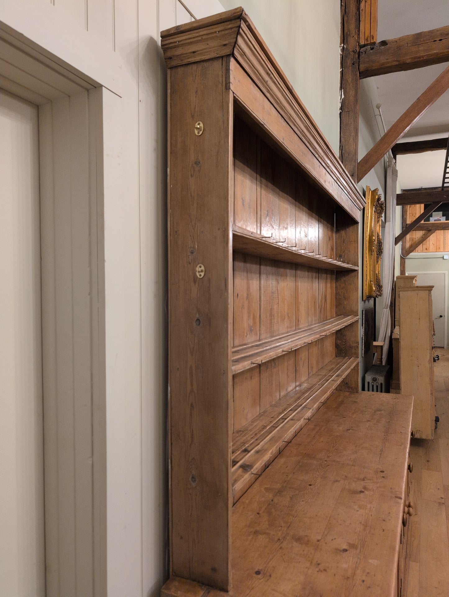 Victorian Pine 8ft Dresser