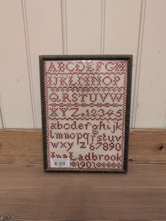 Ina Ladbrook 1901 Sampler