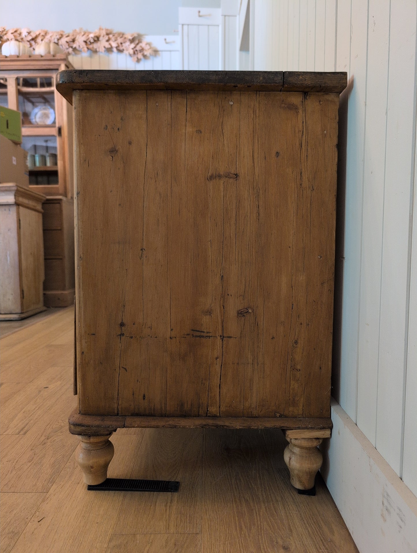 Opulent English Pine Sideboard