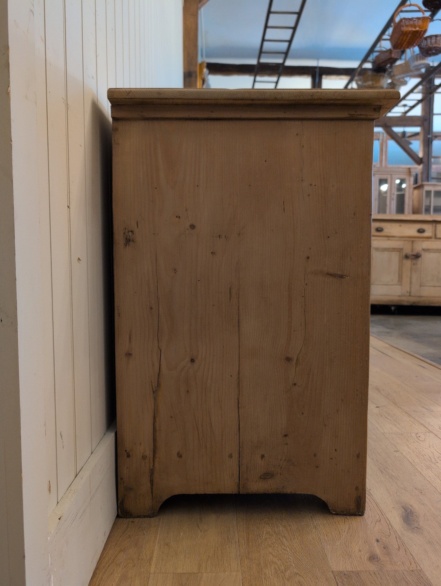 English Pine 2 Over 2 Cupboard