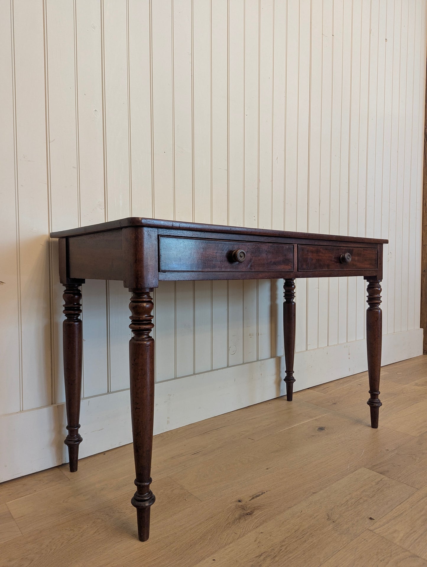 Mahogany 2 Drawer Hall Table