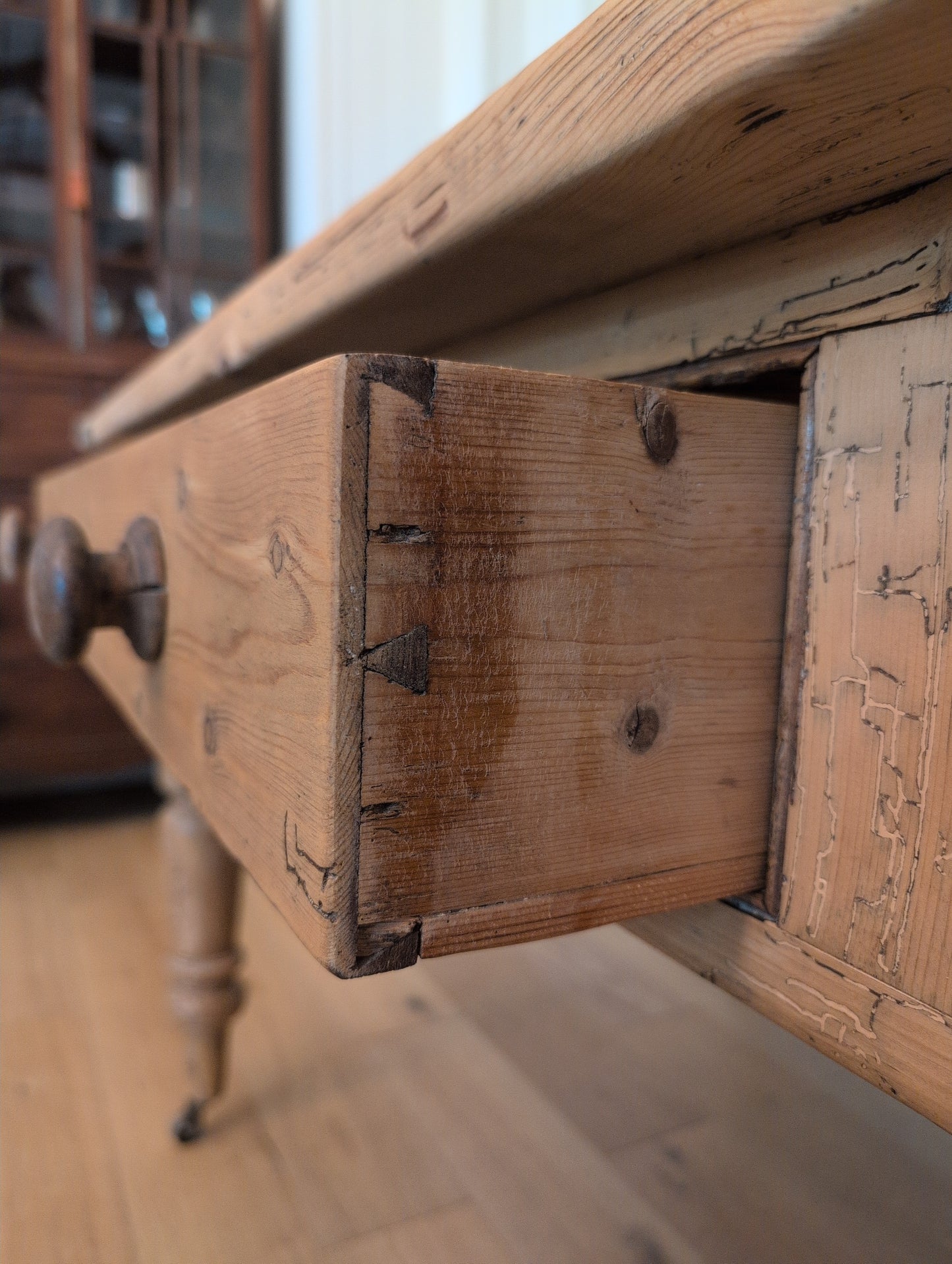 2 Drawer English Pine Table