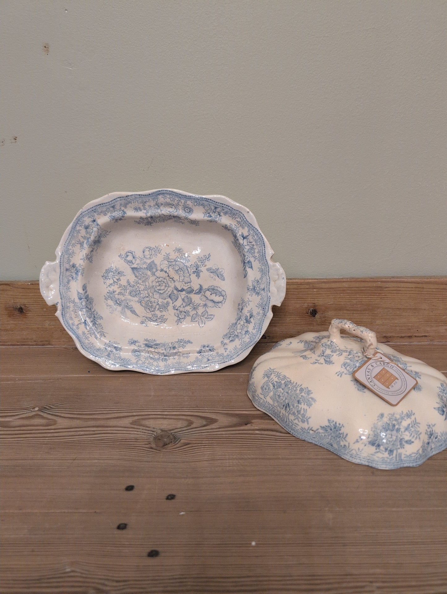 Asiatic Pheasant Sq Tureen with Lid