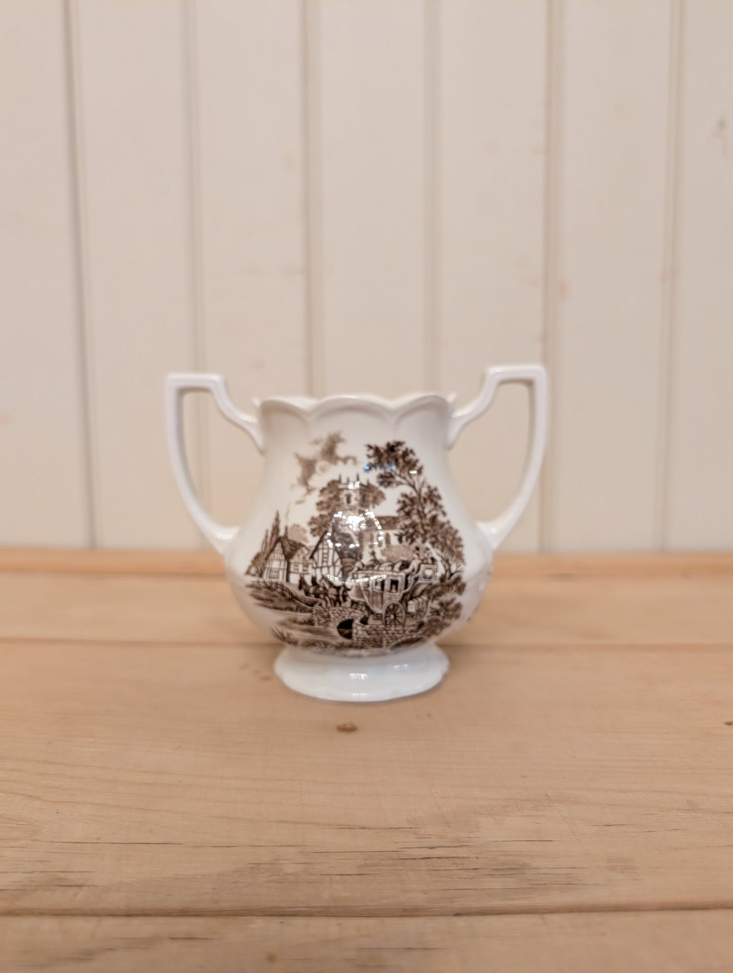 Meakin "Stratford Stage" Sugar Bowl, no Lid
