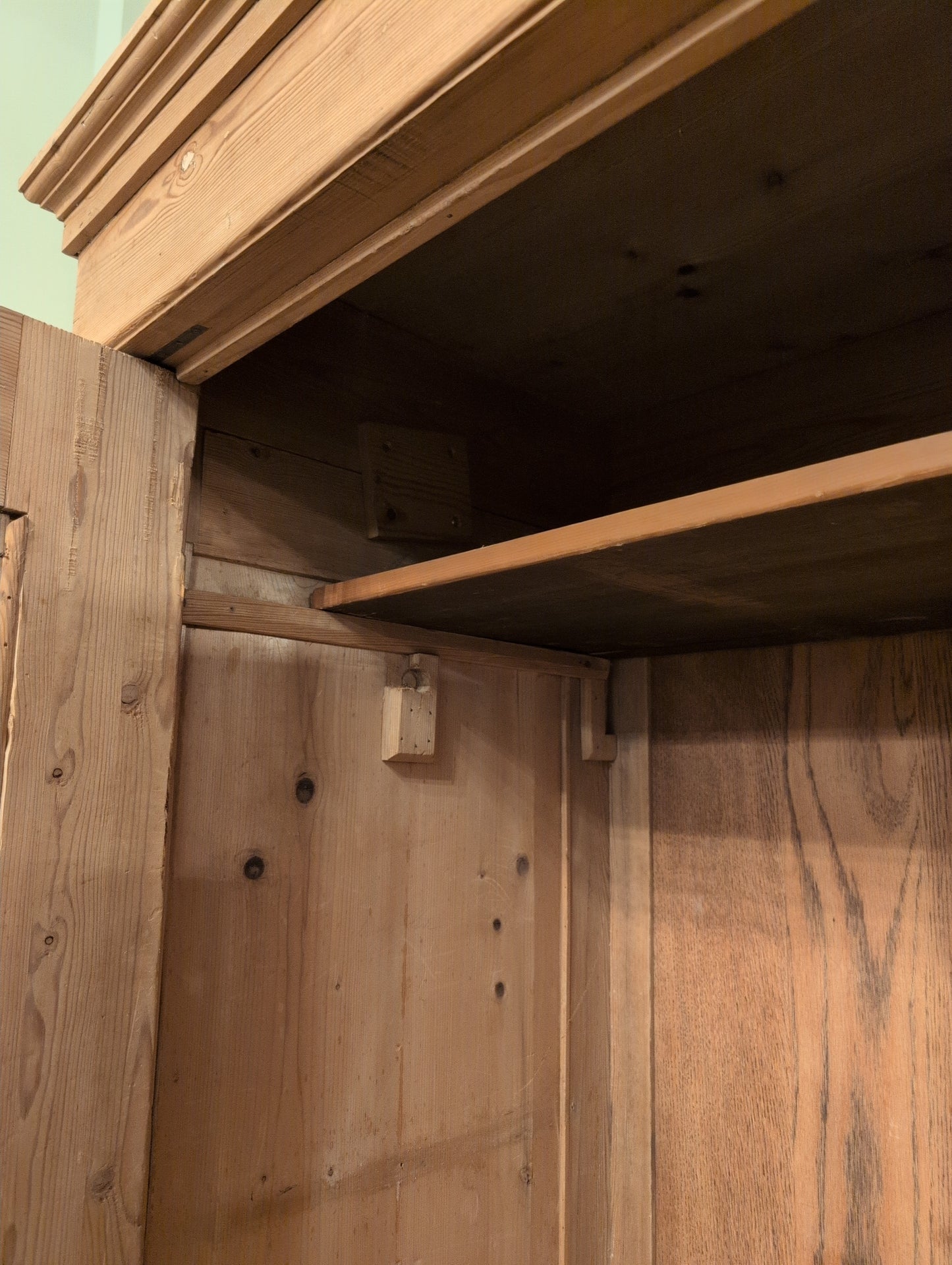 Traditional English Pine Wardrobe