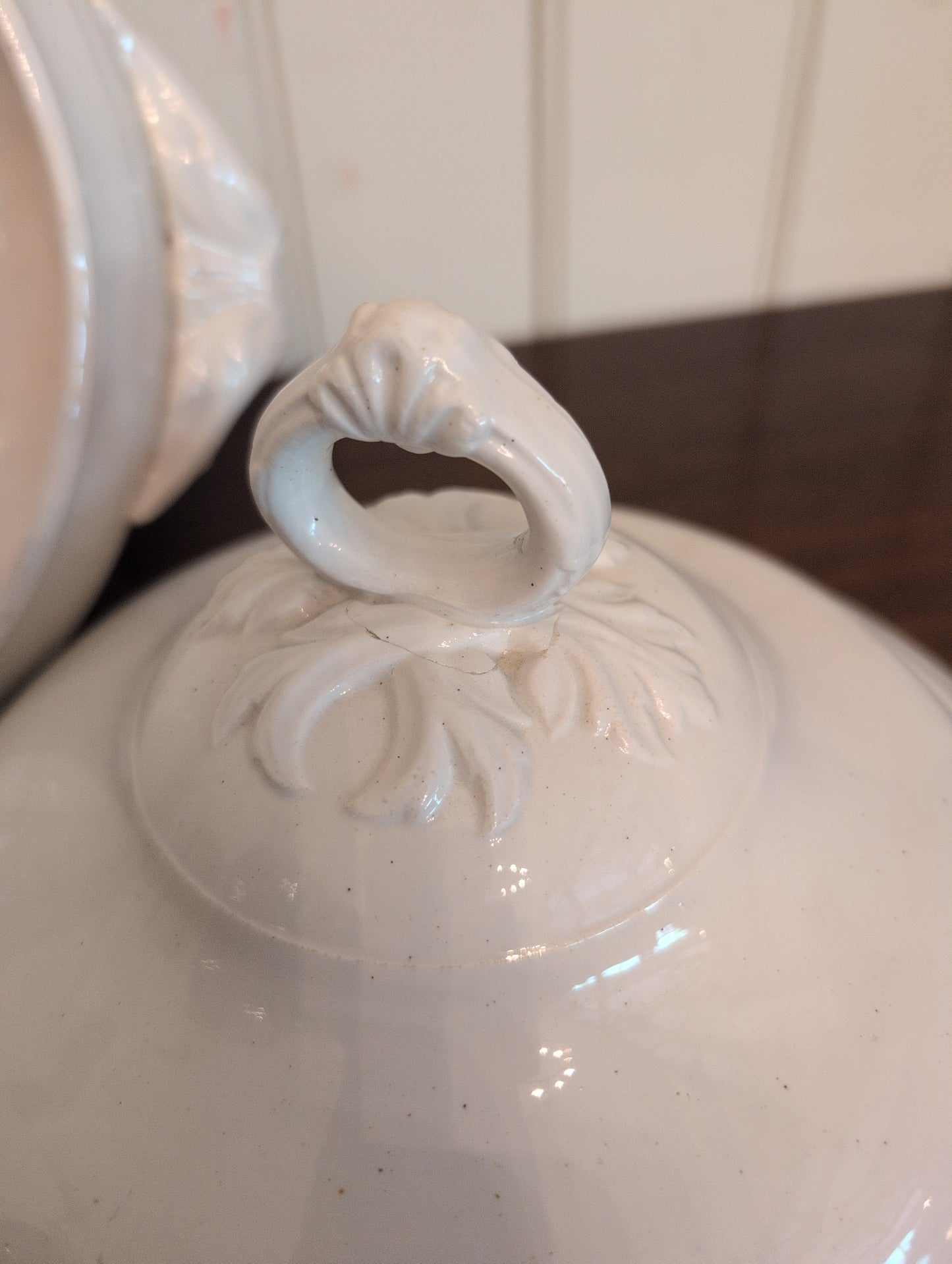 Ironstone Soupiere with Lid 56