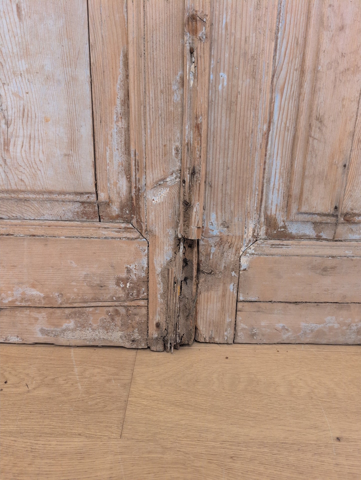 Pair of French Pine Doors