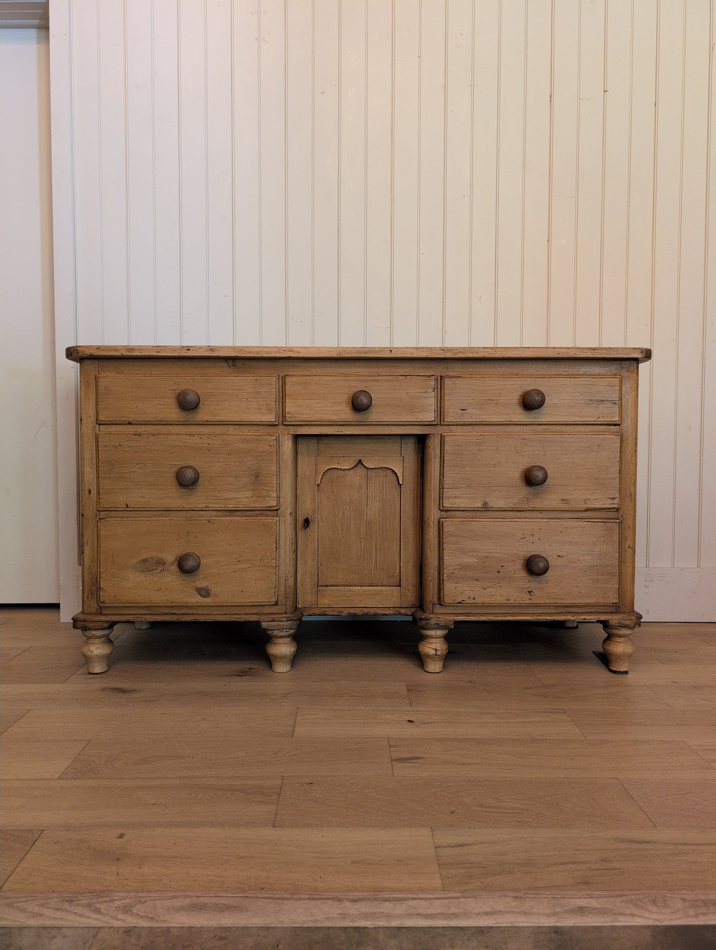 Opulent English Pine Sideboard