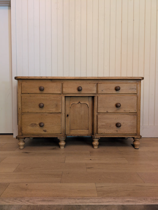 Opulent English Pine Sideboard